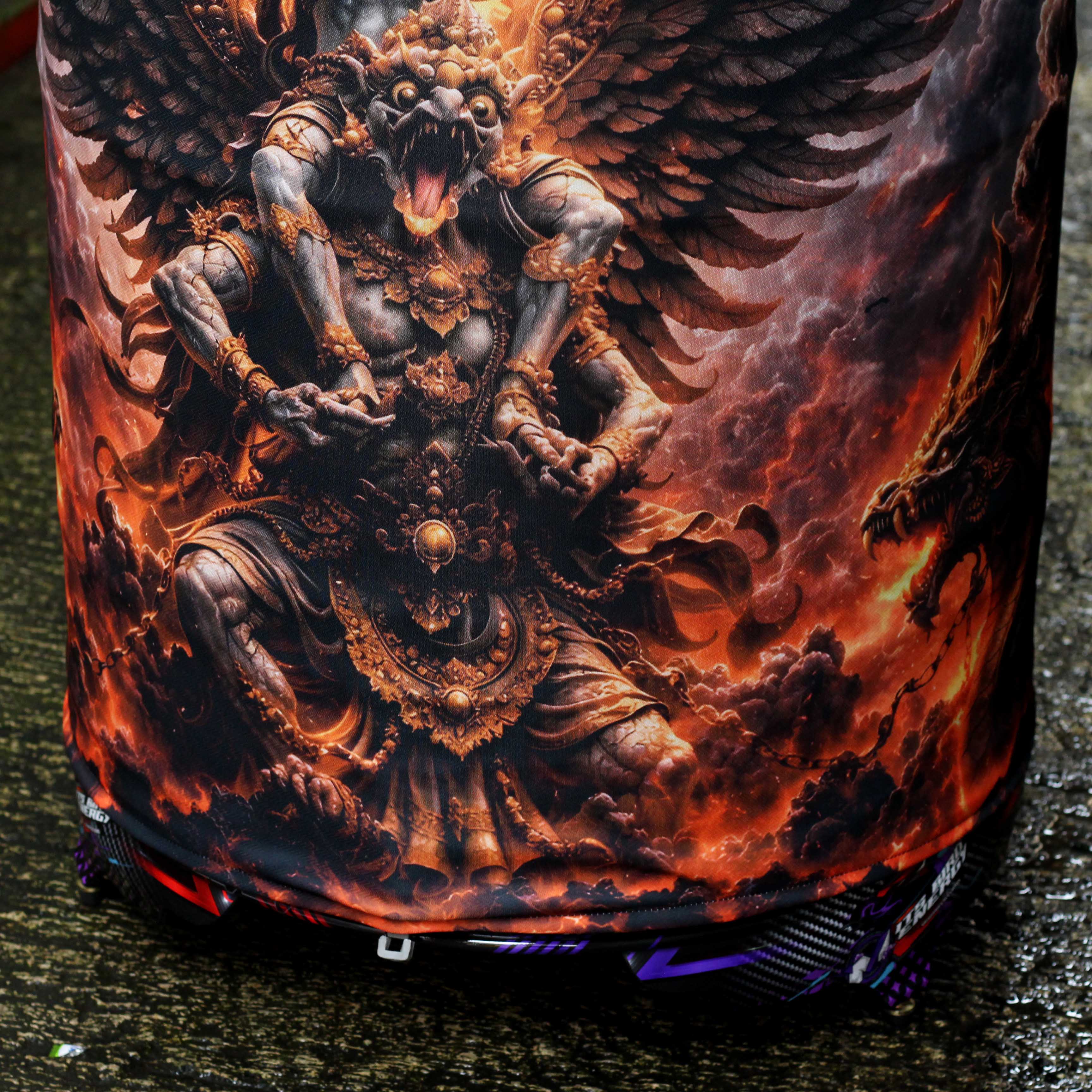 KERODONG SANGKAR MURAI BATU DM 58 FULL PRINTING DOUBLE LAYER MOTIF GARUDA WISNU KENCANA 2