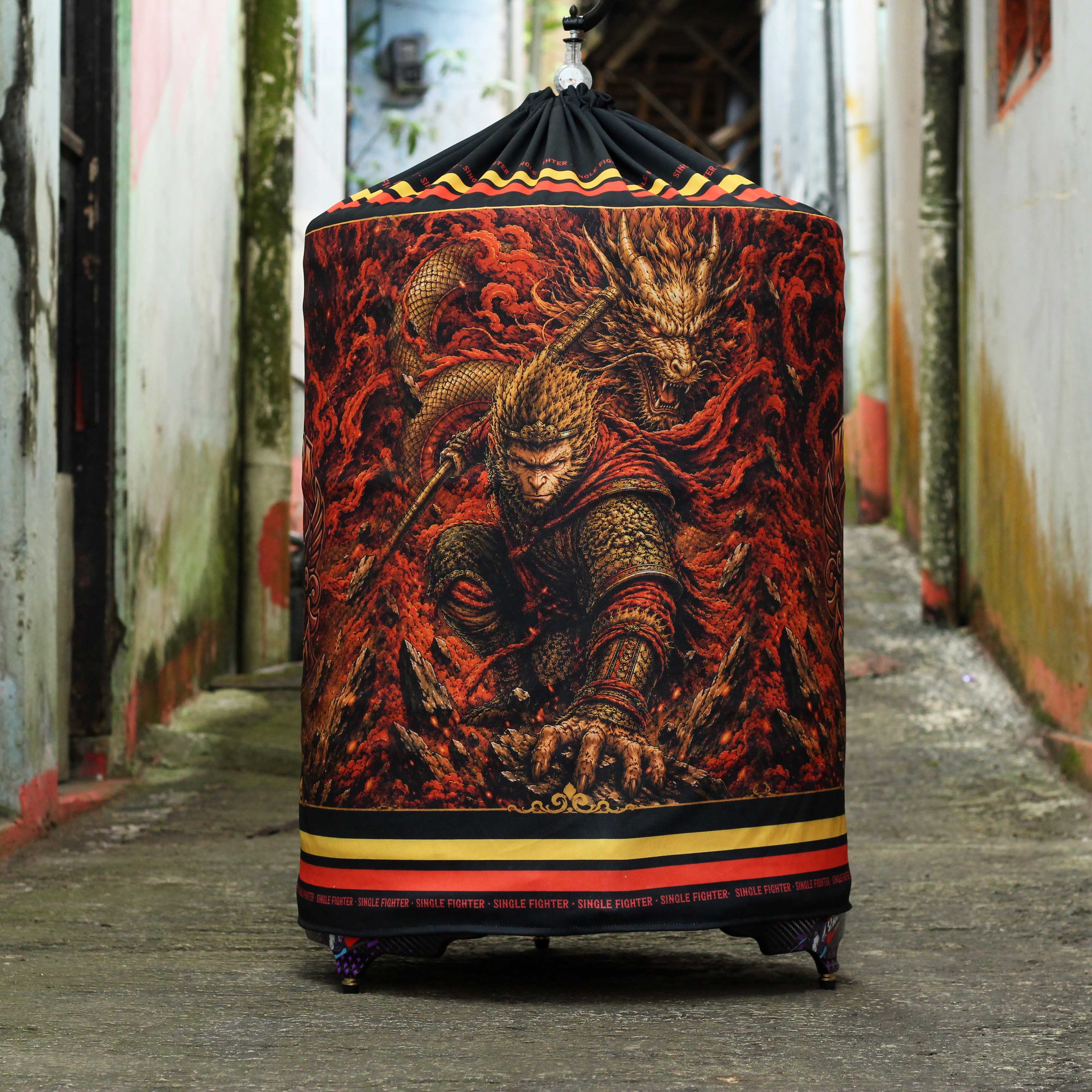 KERODONG SANGKAR BURUNG MURAI BATU DM 58 DOUBLE LAYER FULL PRINTING MOTIF KERA SAKTI KUALITAS PREMIUM TERBAIK 6