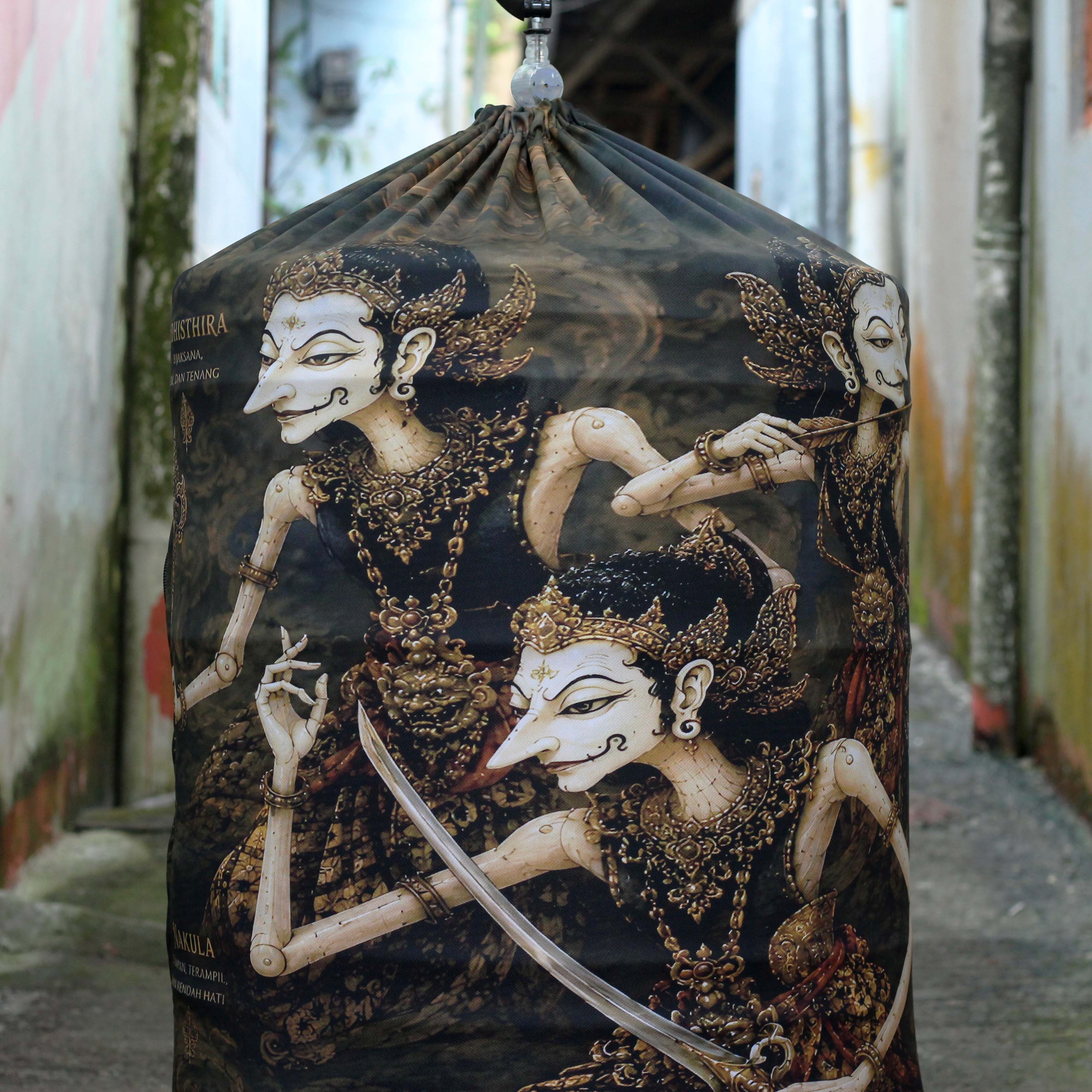 KERODONG FULL PRINTING MOTIF PANDAWA LIMA UKURAN KRODONG SANGKAR MURAI BATU DM 58 DOUBLE LAYER FULL PRINTING 2
