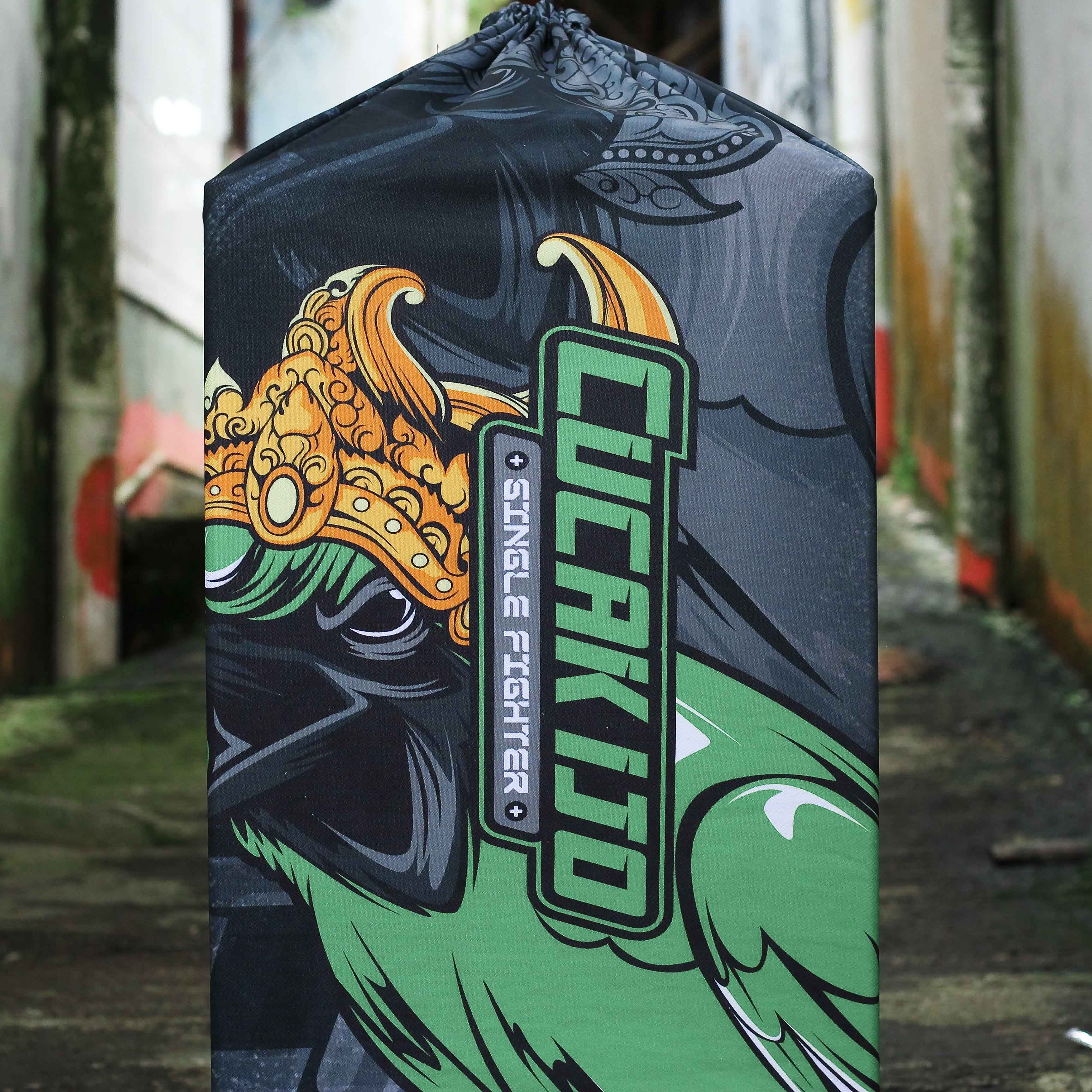 KERODONG CUCAK IJO FULL PRINTING BAHAN DOUBLE LAYER UKURAN KRODONG SANGKAR KOTAK NO 2 TERJAMIN KUALITAS JUARA 3