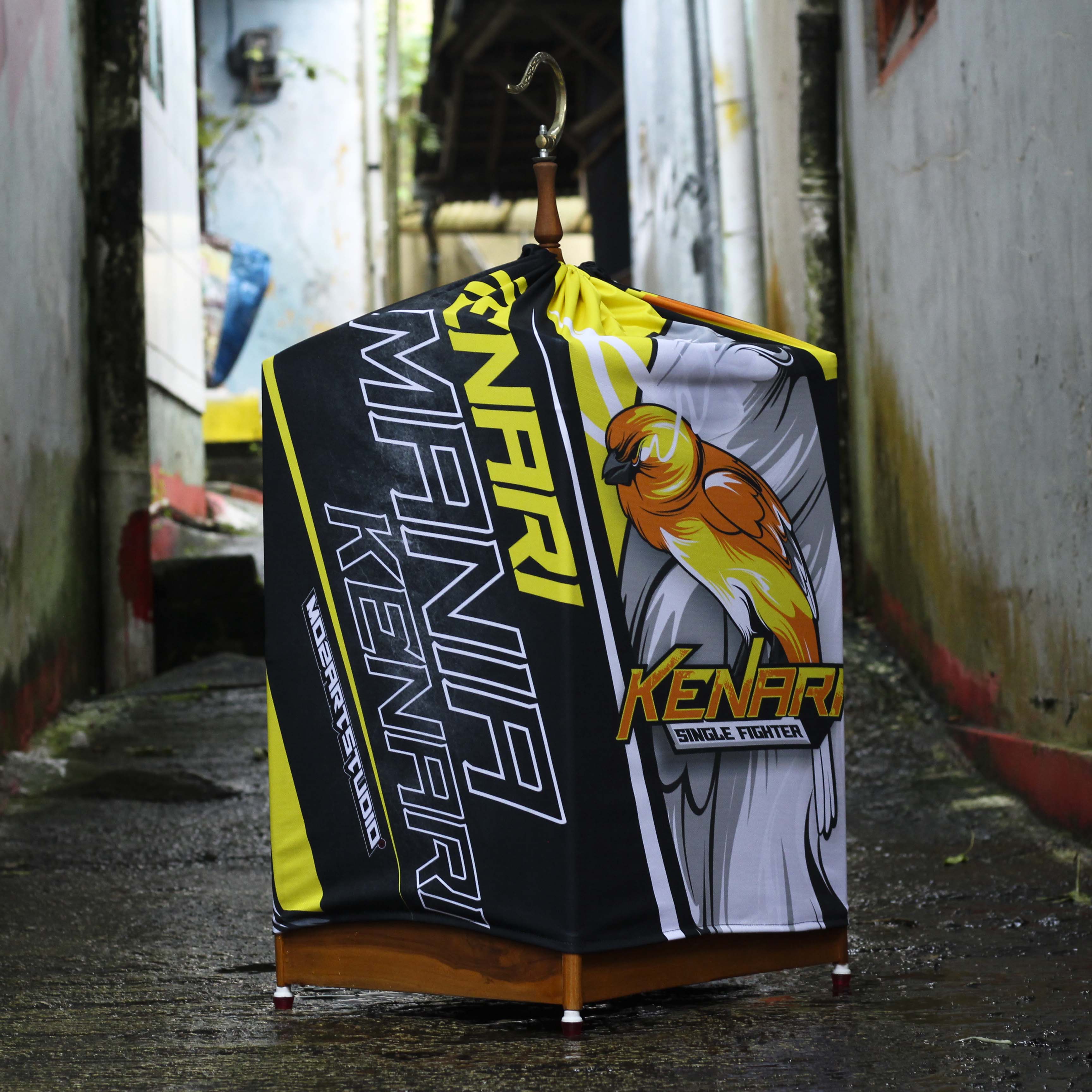 KERODONG BURUNG KENARI FULL PRINTING KUALITAS PREMIUM BAHAN DOUBLE LAYER TEBAL UKURAN SANGKAR KOTAK NOMER 2