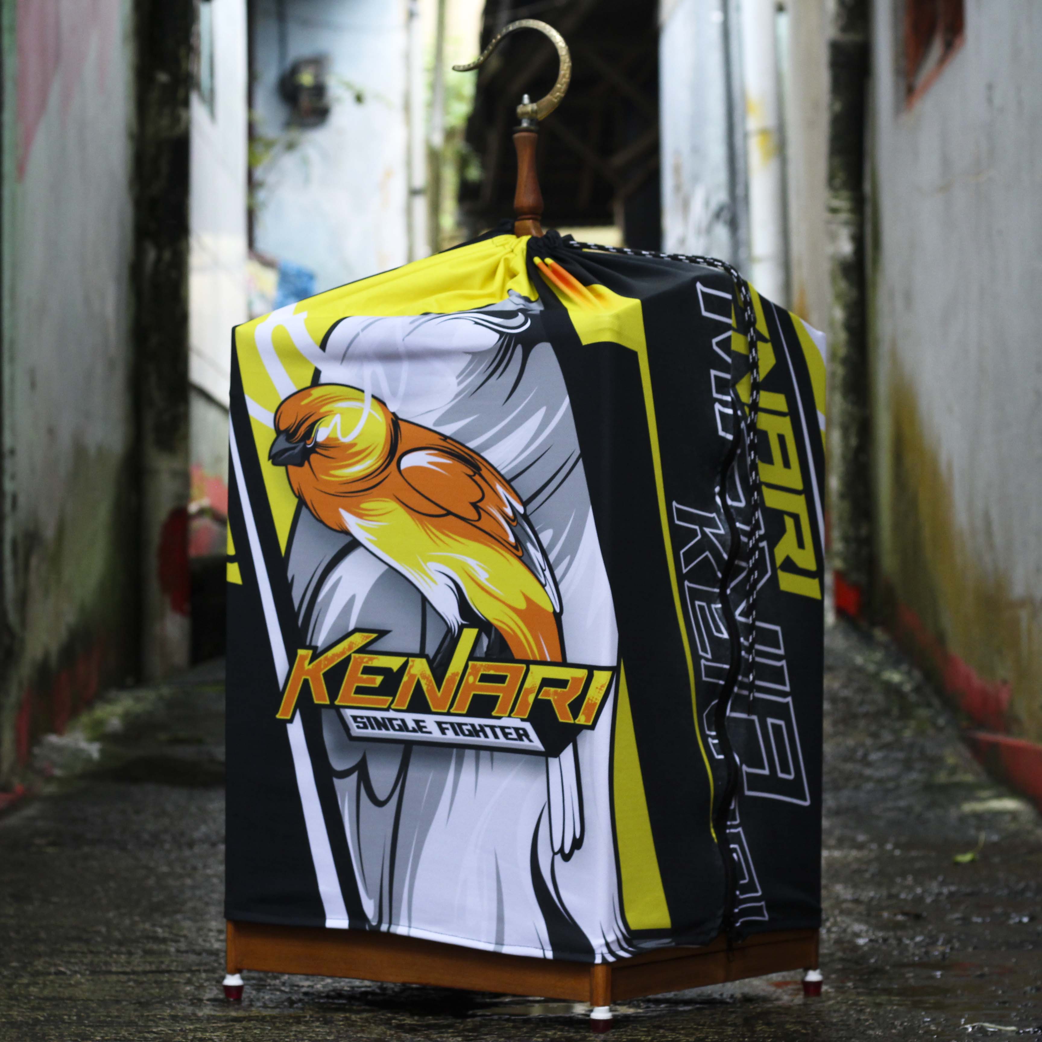 KERODONG BURUNG KENARI FULL PRINTING KUALITAS PREMIUM BAHAN DOUBLE LAYER TEBAL UKURAN SANGKAR KOTAK NOMER 2 4