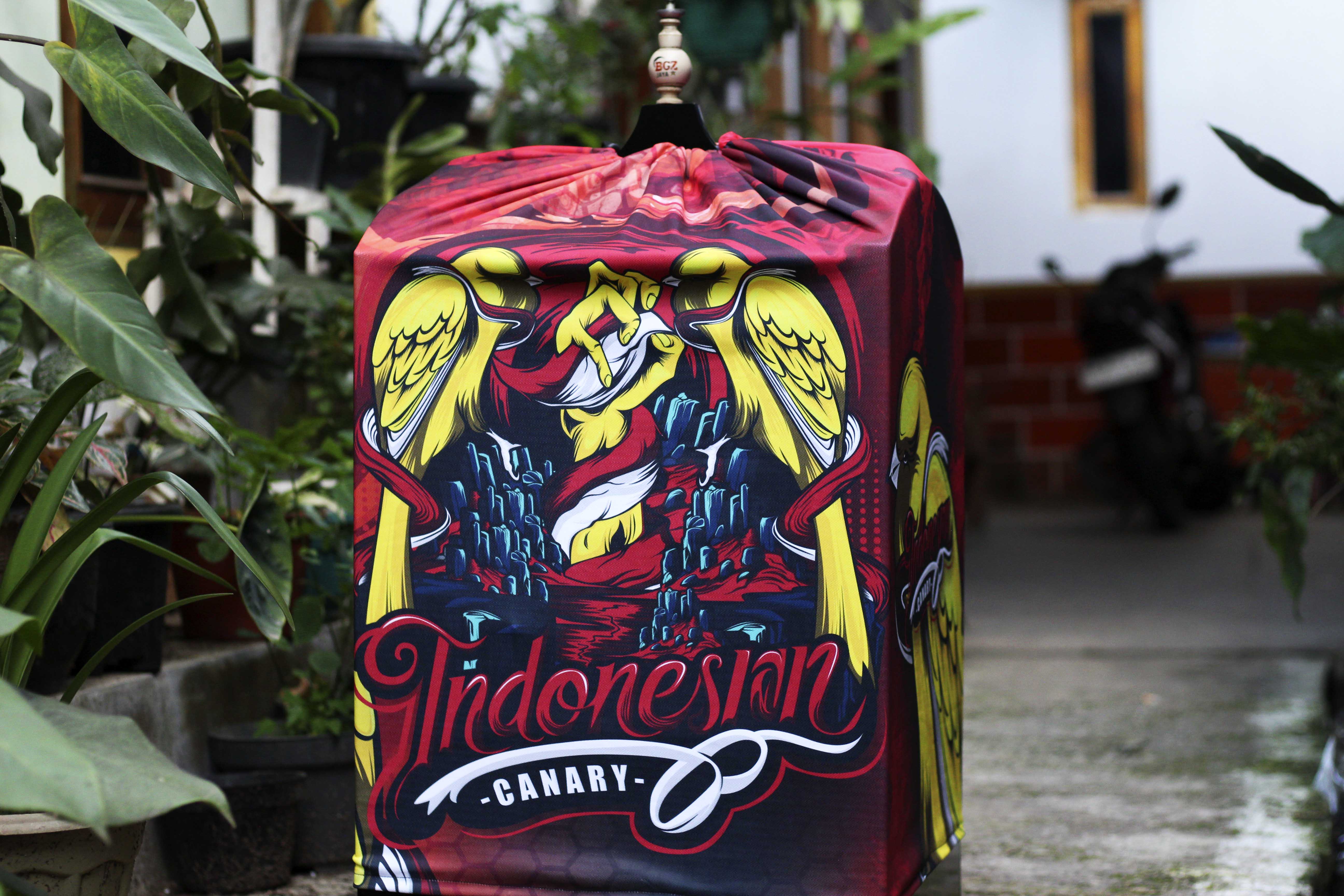 KRODONG PRINTING UNTUK BURUNG KENARI UKURAN SANGKAR KOTAK NO 1 DOUBLE LAYER BISA CUSTOM NAMA BURUNG ATAU TEAM 3