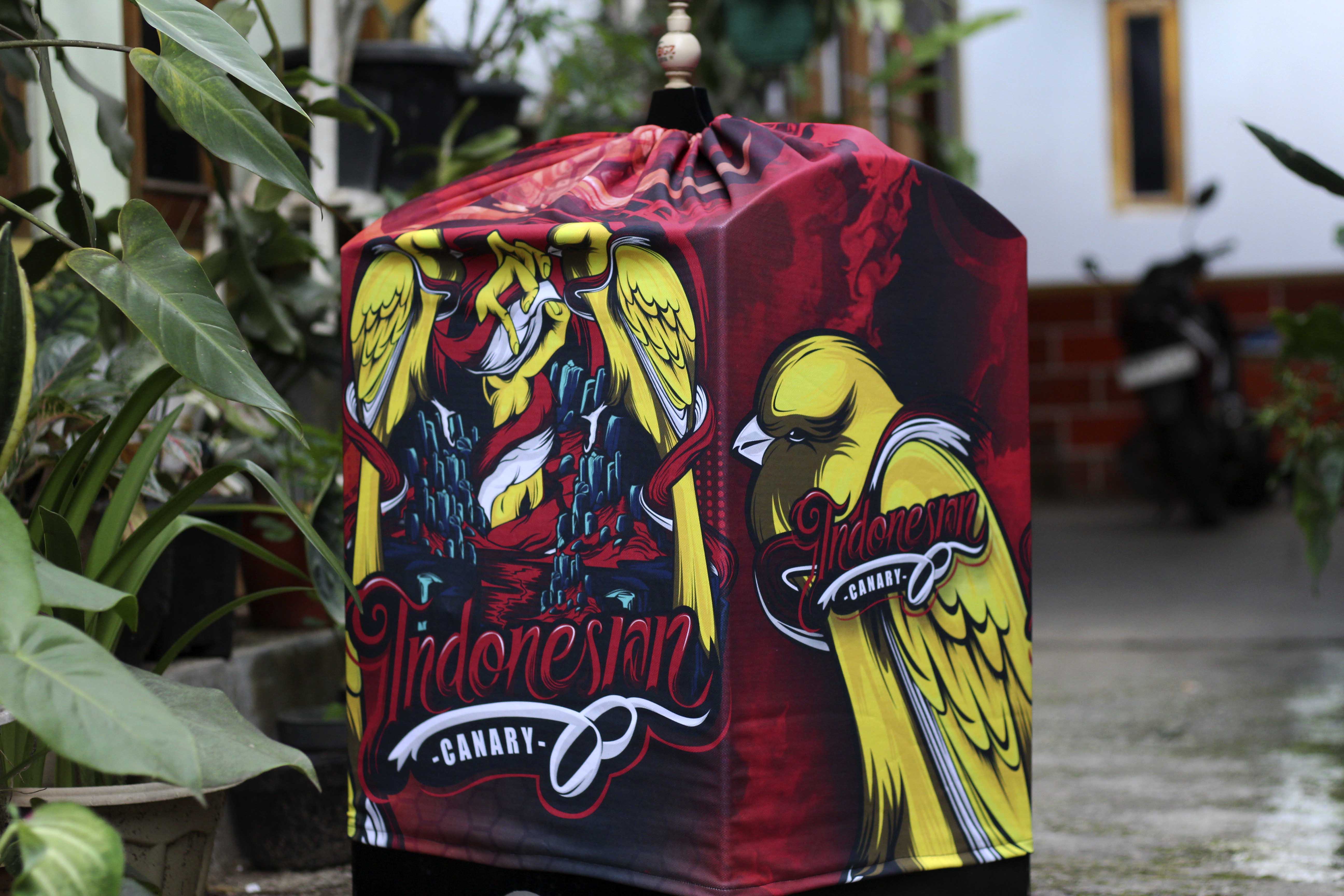 KRODONG PRINTING UNTUK BURUNG KENARI UKURAN SANGKAR KOTAK NO 1 DOUBLE LAYER BISA CUSTOM NAMA BURUNG ATAU TEAM 5