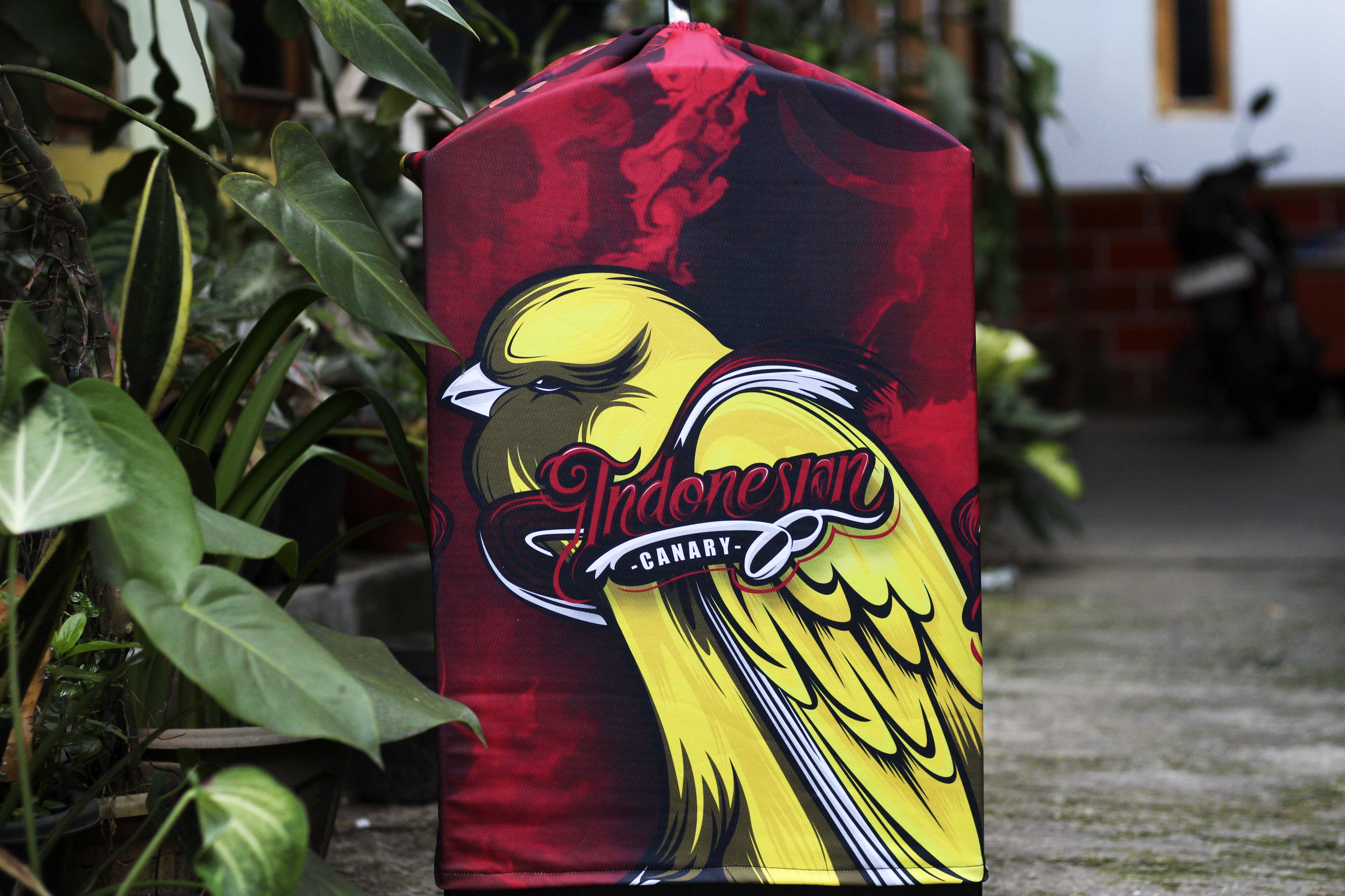 KRODONG PRINTING UNTUK BURUNG KENARI UKURAN SANGKAR KOTAK NO 1 DOUBLE LAYER BISA CUSTOM NAMA BURUNG ATAU TEAM 7