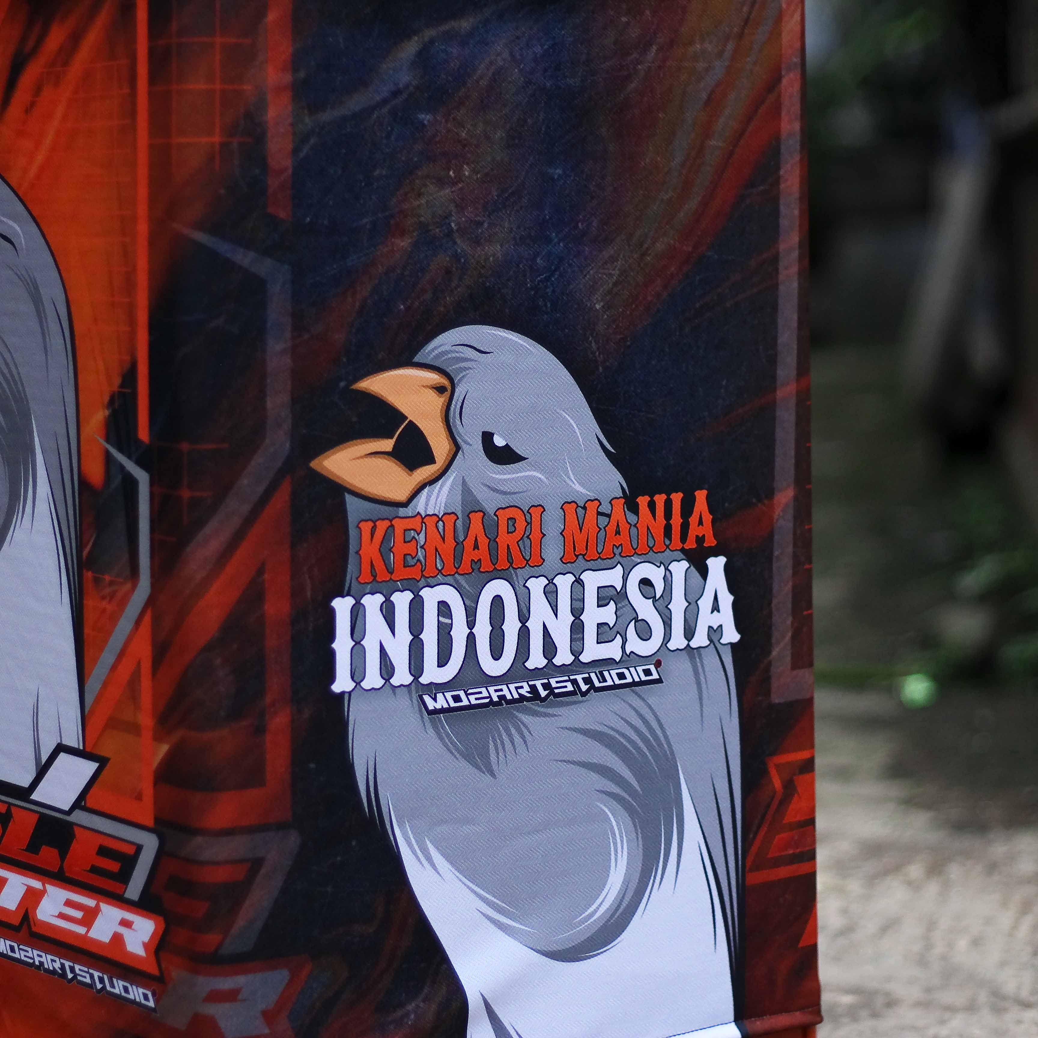 KERODONG KENARI FULL PRINTING UKURAN SANGKAR NO 2 BAHAN TEBAL HALUS ADEM DOUBLE LAYER KRODONG SANGKAR KOTAK NO 2 2