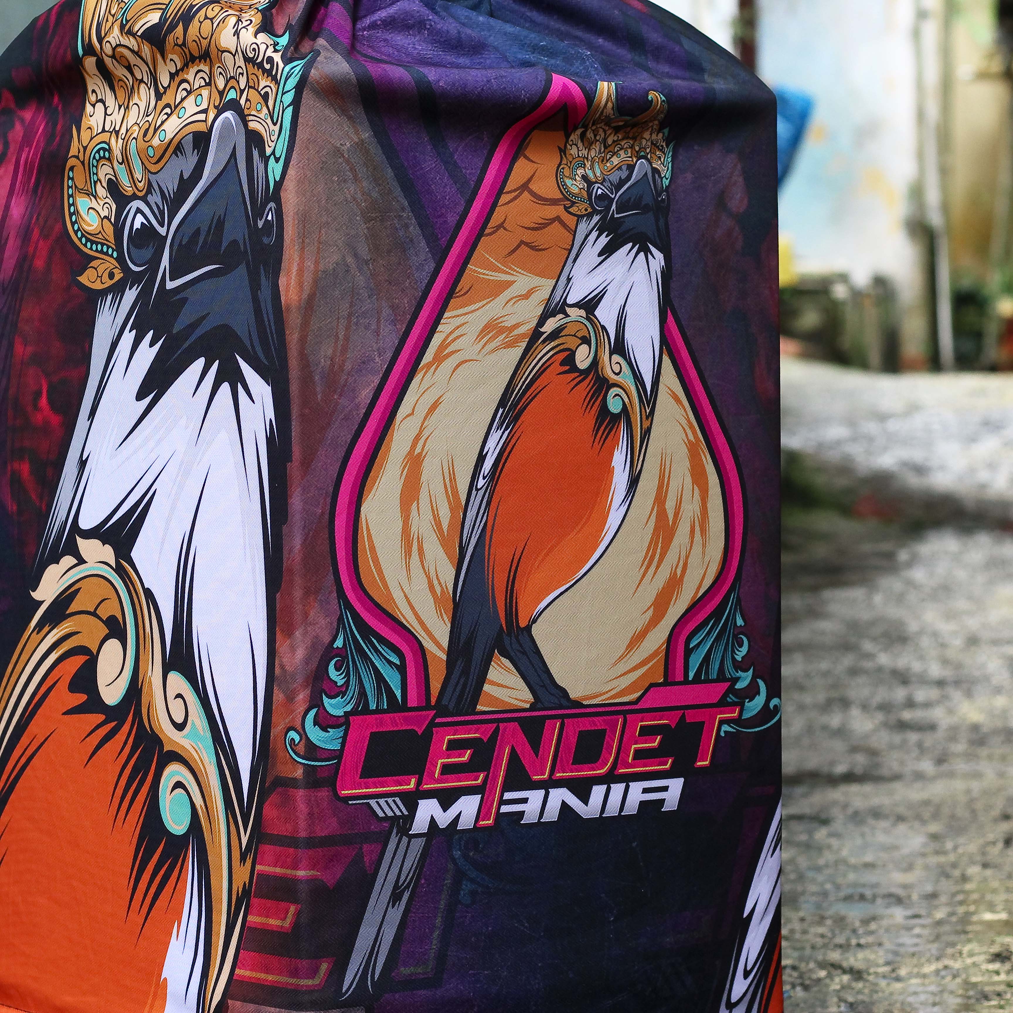 KERODONG CENDET FULL PRINTING DOUBLE LAYER KUALITAS JUARA UKURAN SANGKAR KOHSAN 40 X 40 3