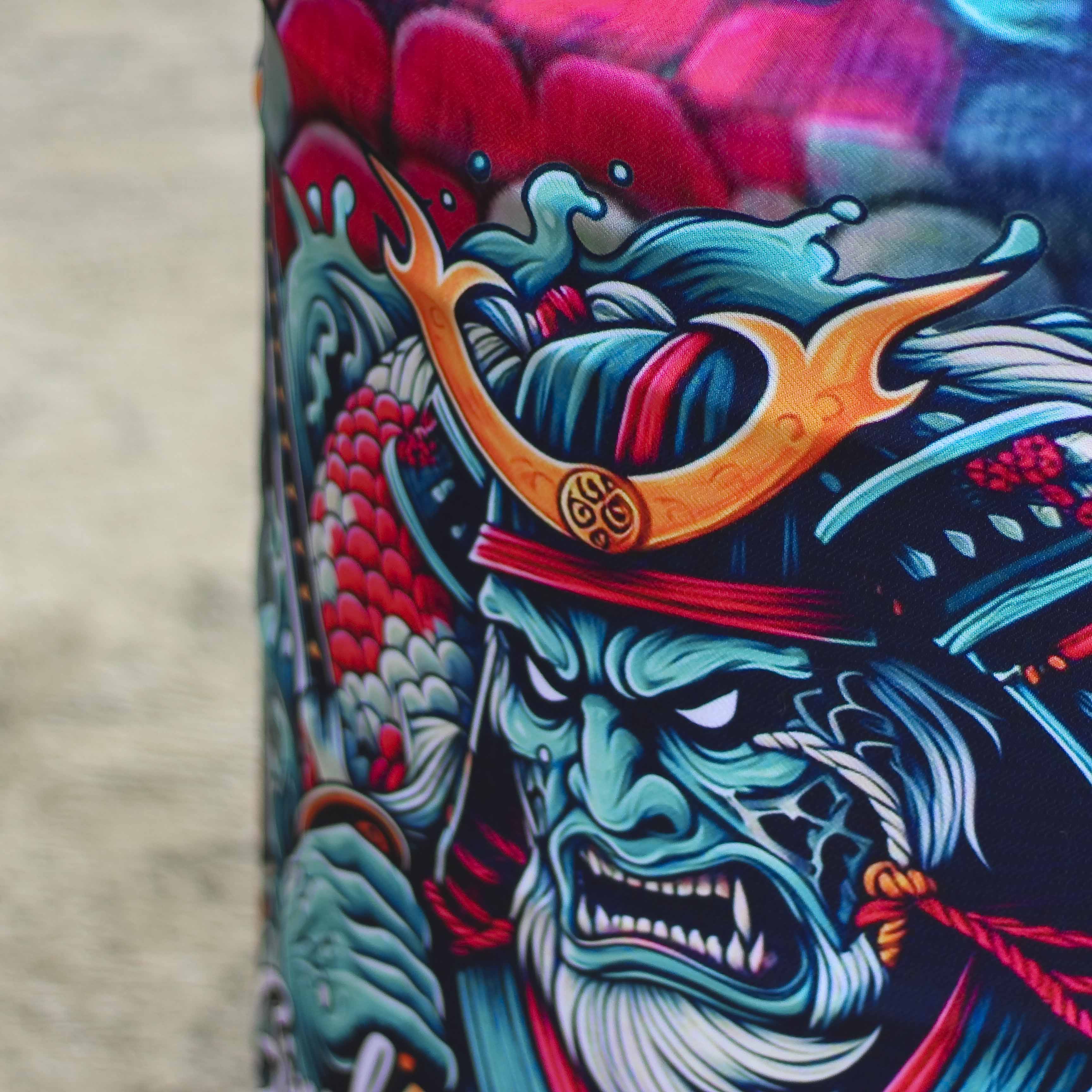 KERODONG SANGKAR UKURAN MURAI BATU NO 2 FULL PRINTING MOTIF SAMURAI DAN IKAN KOI MEWAH DETAIL ISTIMEWA 2