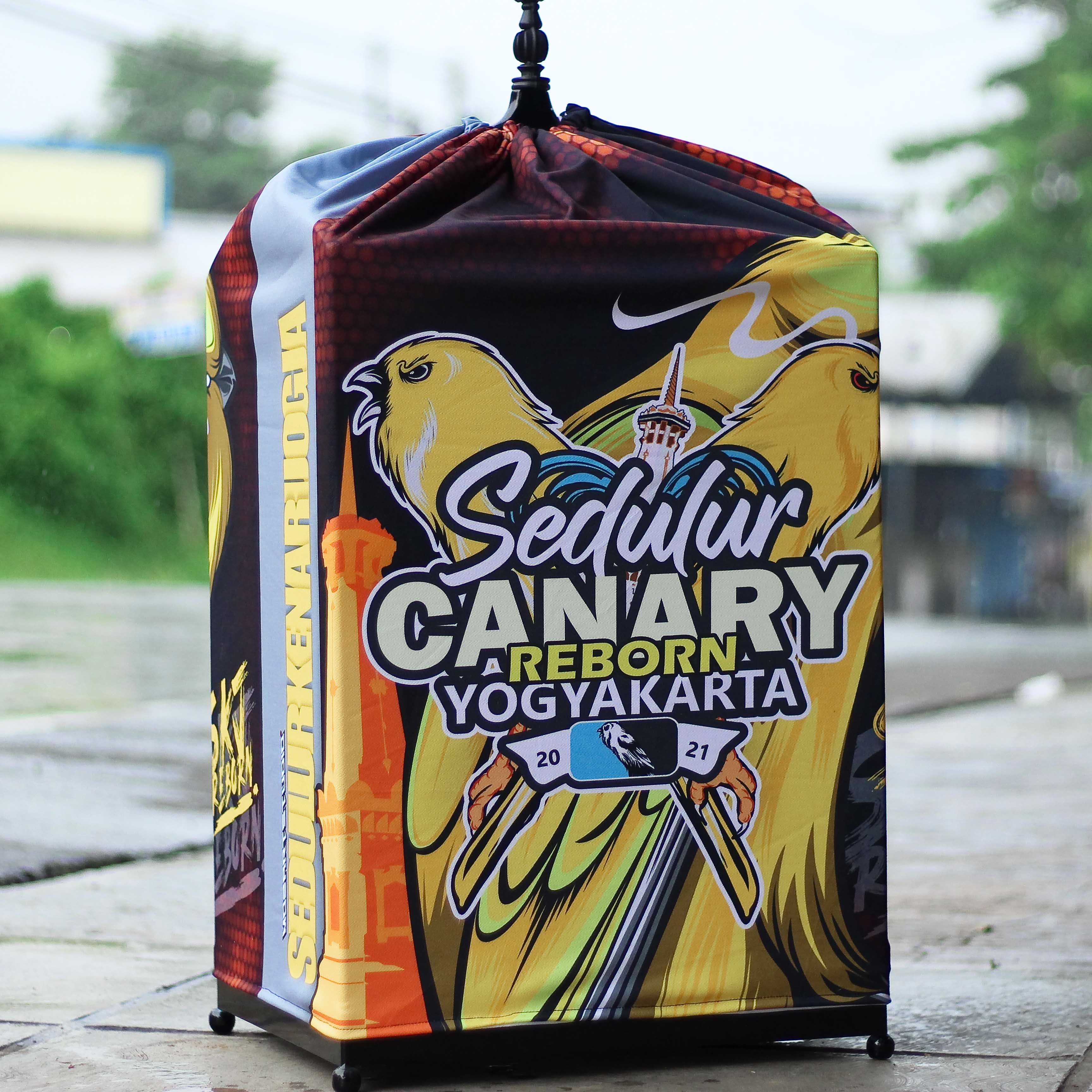 KRODONG PRINTING UKURAN SANGKAR KOTAK NO 2 DOUBLE LAYER SPESIAL SEDULUR KENARI JOGJA REBORN