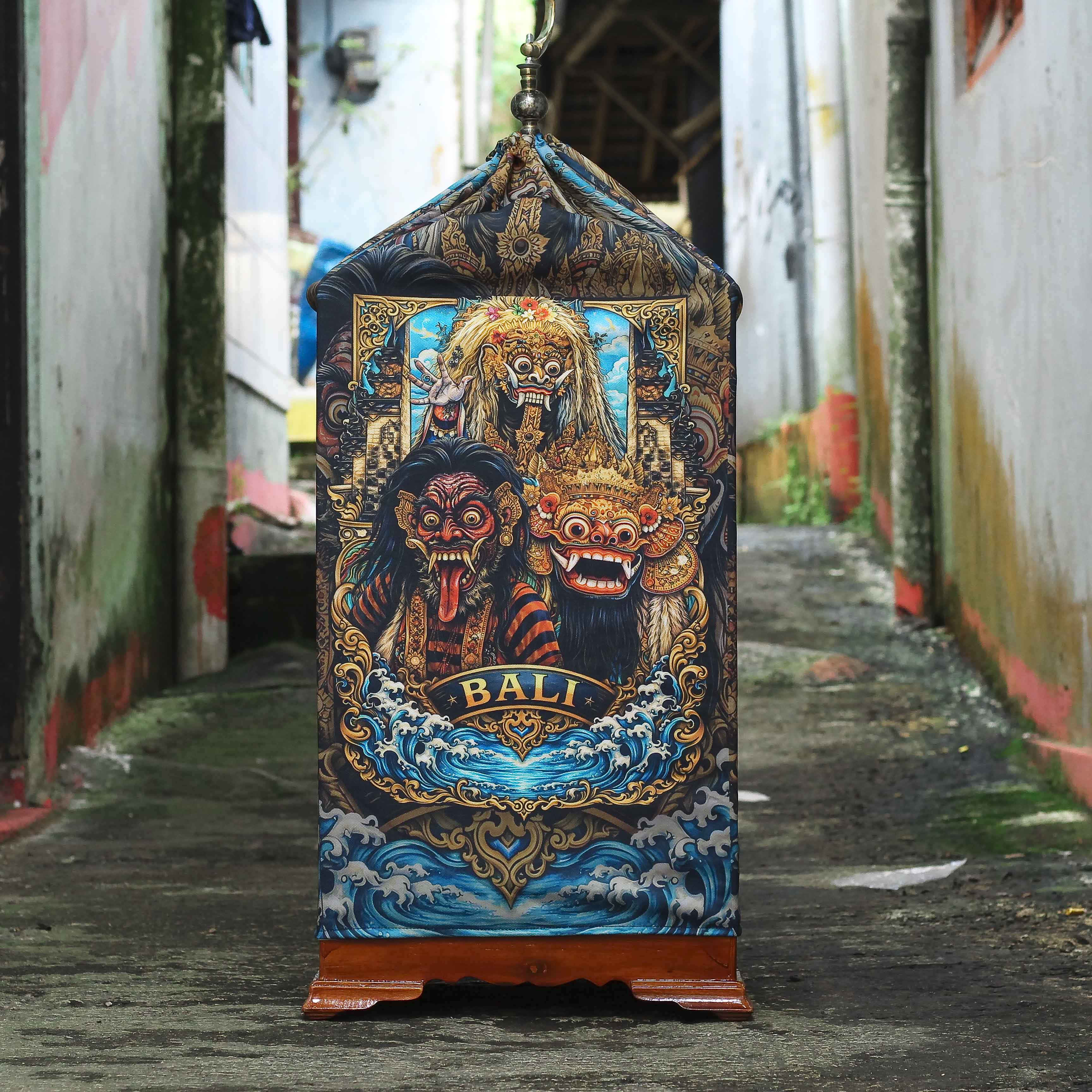 KERODONG CENDET FULL PRINTING UKURAN KRODONG SANGKAR KOHSAN 40X40 DOUBLE LAYER 7