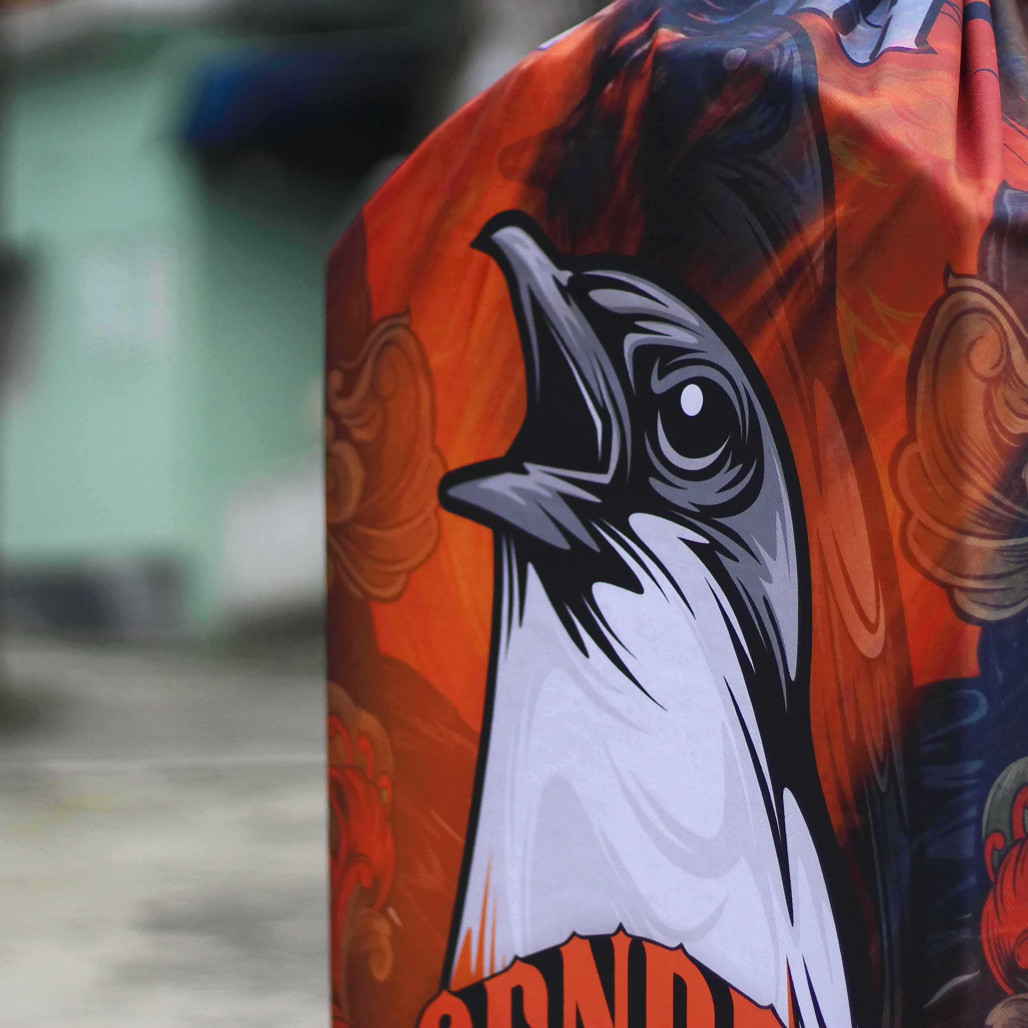 KERODONG SANGKAR FULL PRINTING UKURAN SANGKAR KOHSAN 40 X 40 MOTIF CENDET MANIA INDONESIA DOUBLE LAYER TEBAL 4
