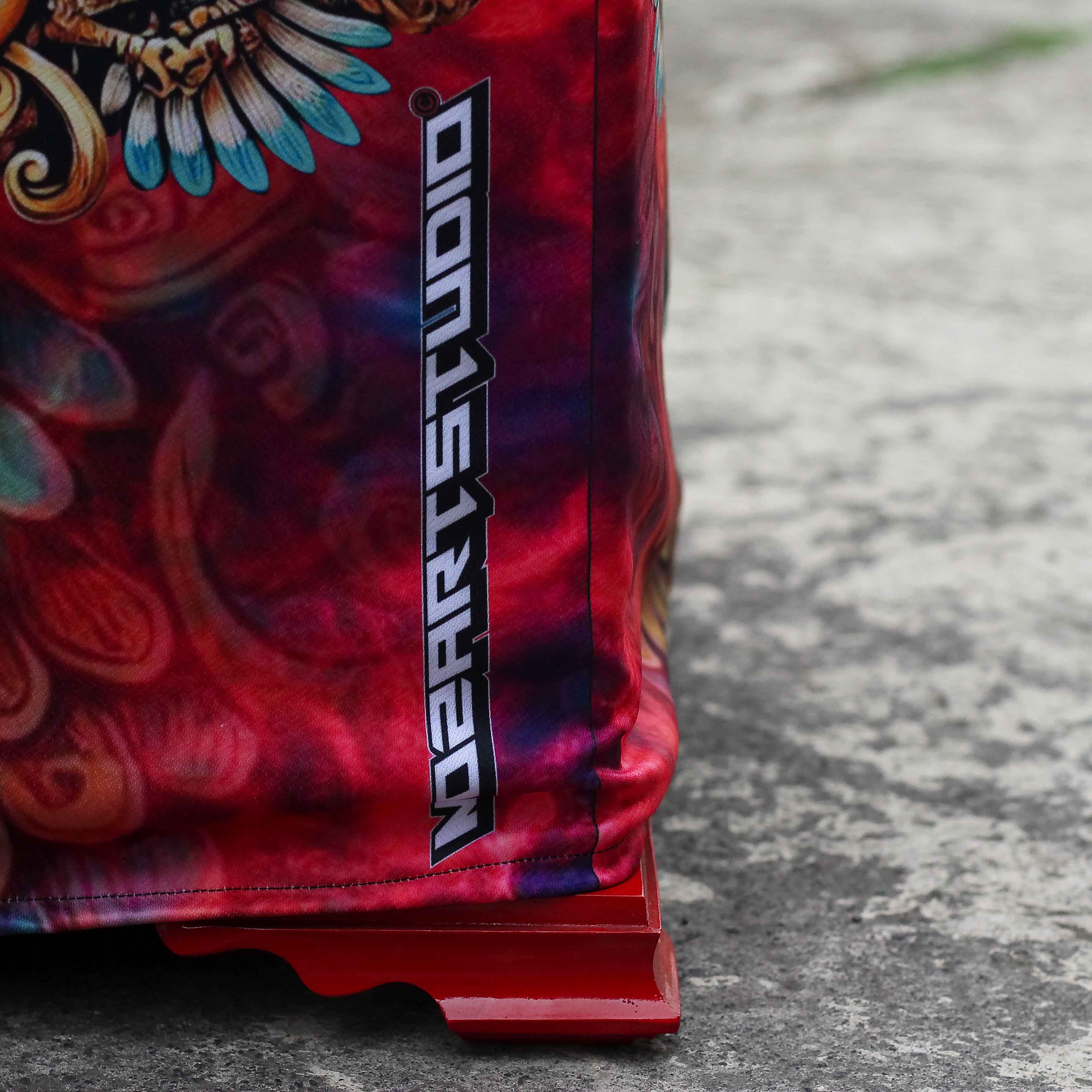 CUSTOM KERODONG FULL PRINTING MOTIF BARONG KRODONG KOHSAN UKURAN 40 X 40 UNTUK BURUNG CENDET BAHAN TEBAL
