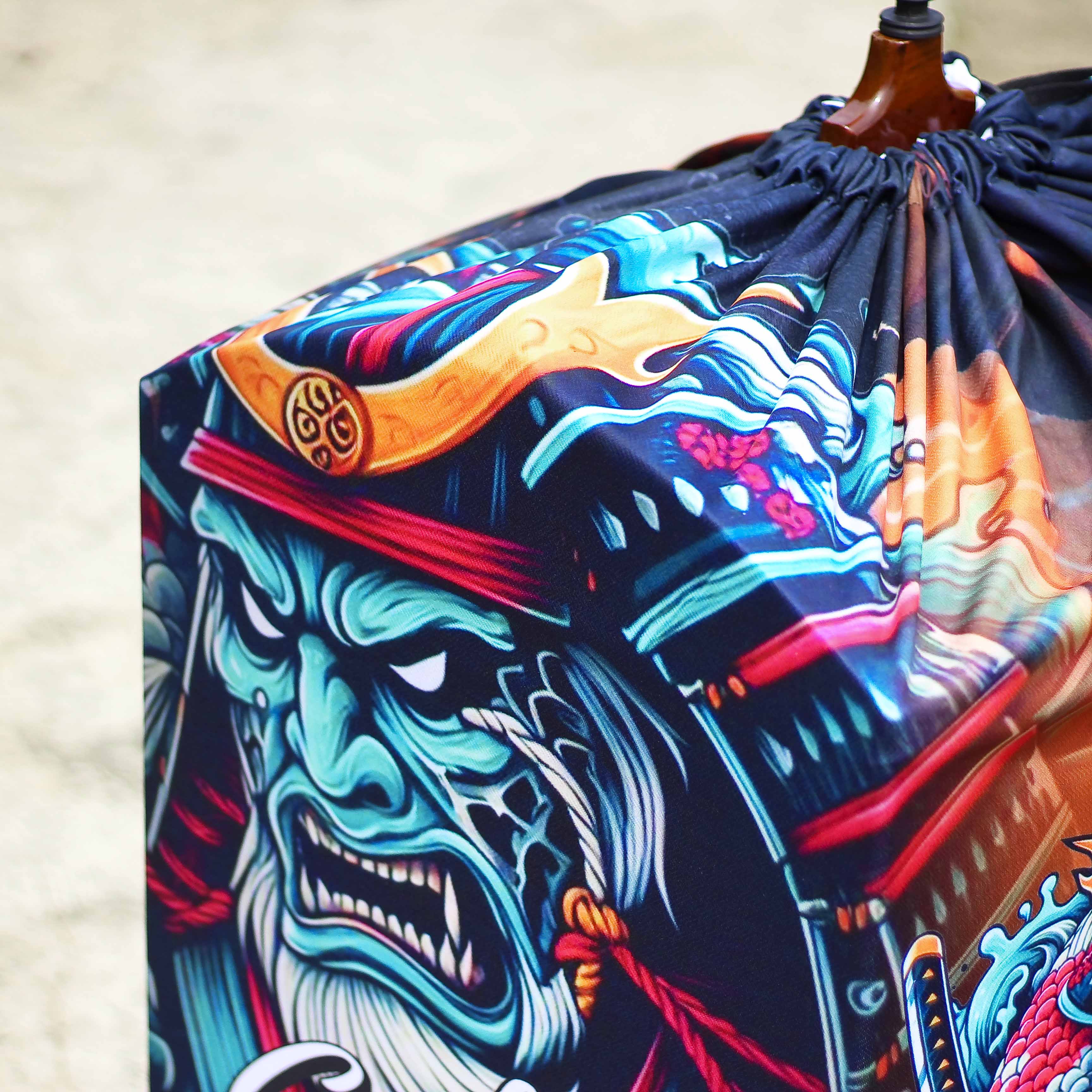 KERODONG MOTIF SAMURAI UKURAN SANGKAR NO 1 FULL PRINTING DETAIL MEWAH RECOMENDED UNTUK BURUNG KACER 2