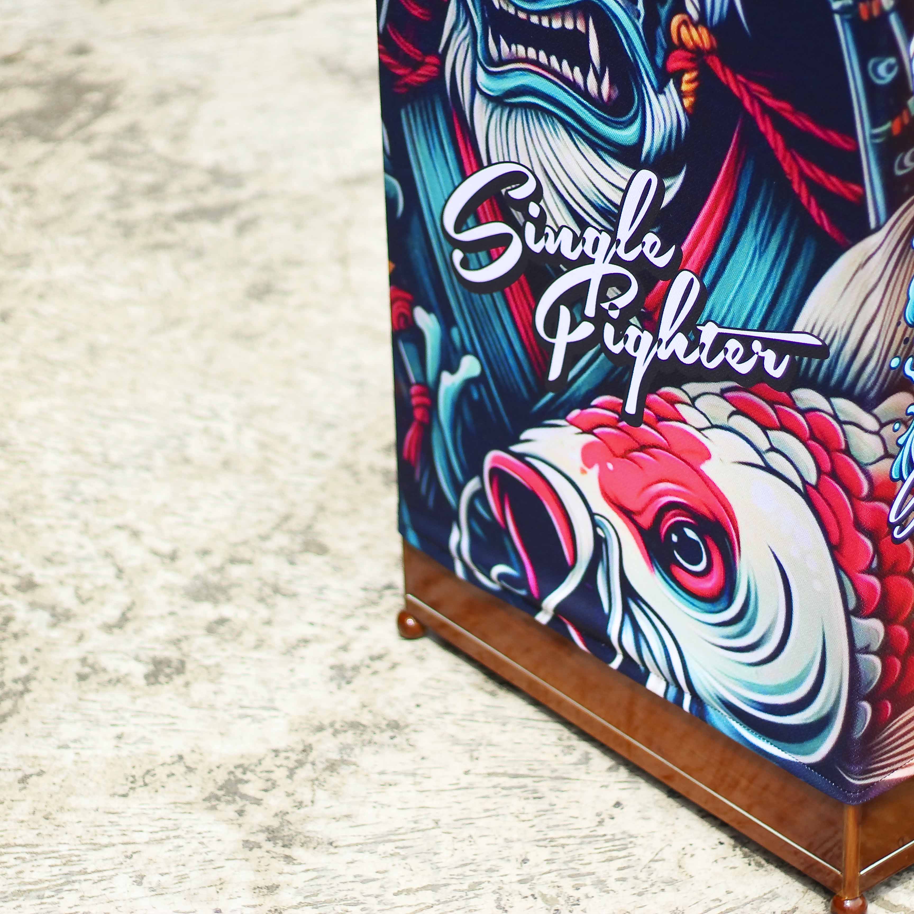 KERODONG MOTIF SAMURAI UKURAN SANGKAR NO 1 FULL PRINTING DETAIL MEWAH RECOMENDED UNTUK BURUNG KACER 5