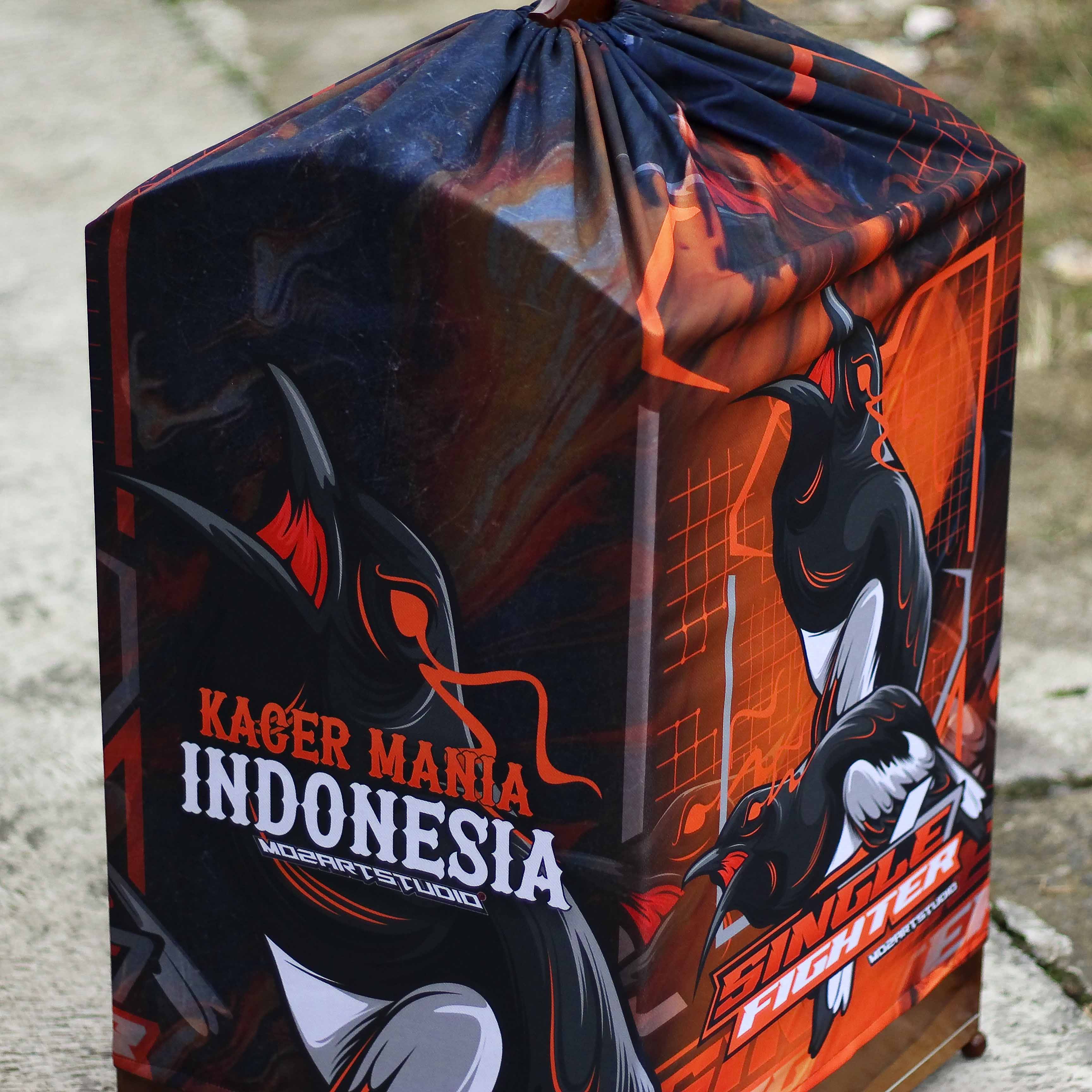 KERODONG SANGKAR KOTAK NO 1 UNTUK BURUNG KACER FULL MOTIF PRINTING KUALITAS ISTIMEWA BAHAN TEBAL HALUS 4