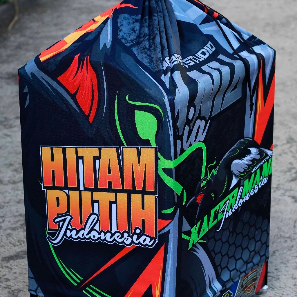 KERODONG CUSTOM FULL PRINTING UNTUK SANGKAR KOTAK NO 1 MOTIF BURUNG KACER