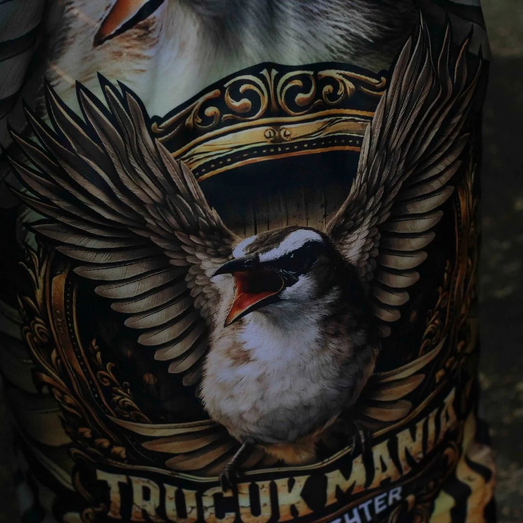 KERODONG CUSTOM FULL PRINTING MOTIF BURUNG TRUCUK UKURAN SANGKAR LB ATAU T3 BAHAN TEBAL 2