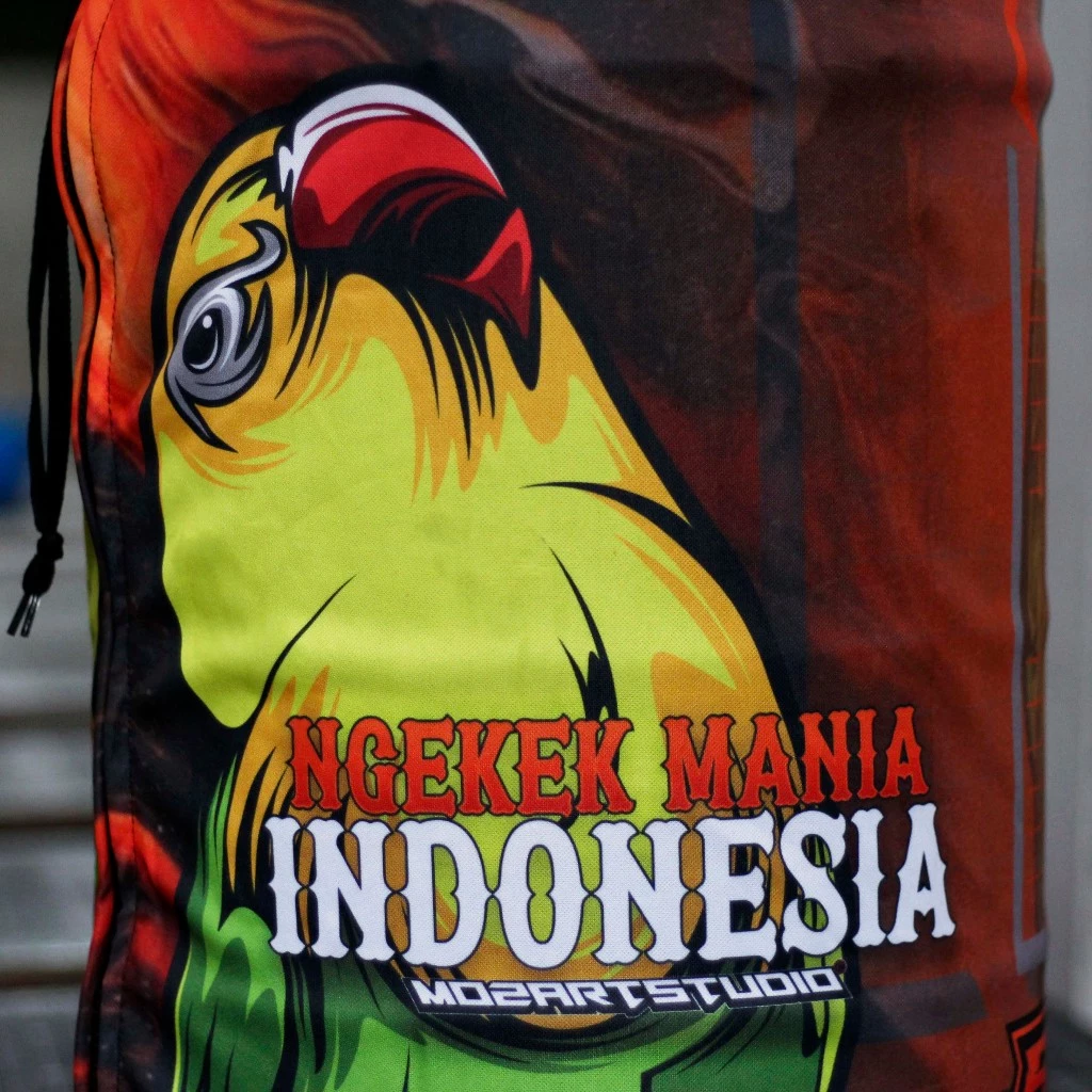 KERODONG MOTIF LOVEBIRD UKURAN SANGKAR KAPSUL FULL PRINTING BAHAN TEBAL HALUS ADEM COCOK UNTUK BURUNG LOVEBIRD 4