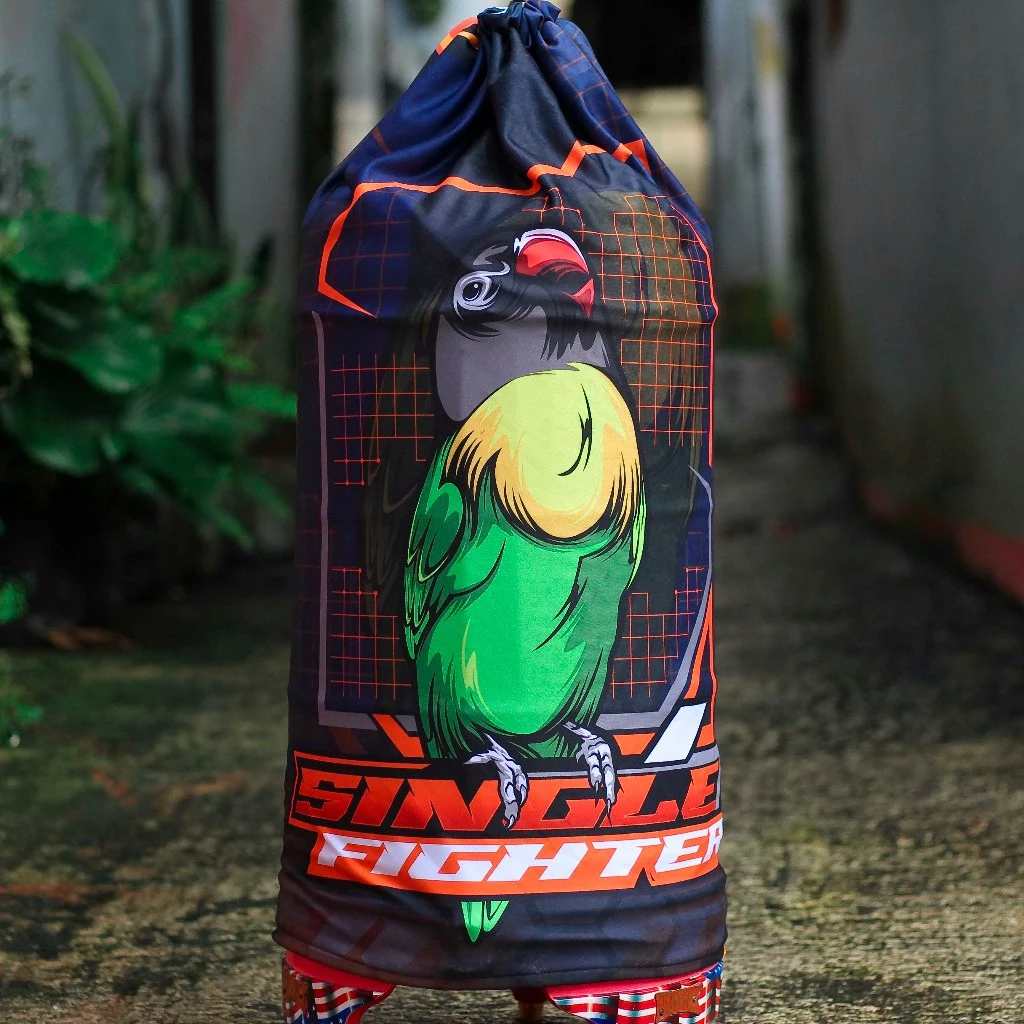 KERODONG CUSTOM NAMA BURUNG ATAU TEAM FULL PRINTING MOTIF DETAIL CAKEP COCOK UNTUK KRODONG SANGKAR TRUCUKAN, KONIN (KOLIBRI NINJA ), SOGON, LOVEBIRD BAHAN TEBAL HALUS
