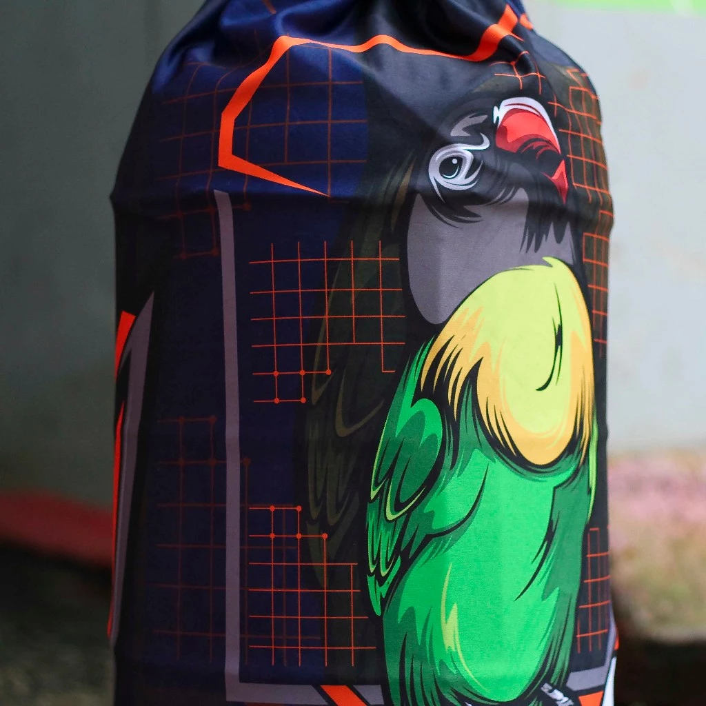 KERODONG CUSTOM NAMA BURUNG ATAU TEAM FULL PRINTING MOTIF DETAIL CAKEP COCOK UNTUK KRODONG SANGKAR TRUCUKAN, KONIN (KOLIBRI NINJA ), SOGON, LOVEBIRD BAHAN TEBAL HALUS 4