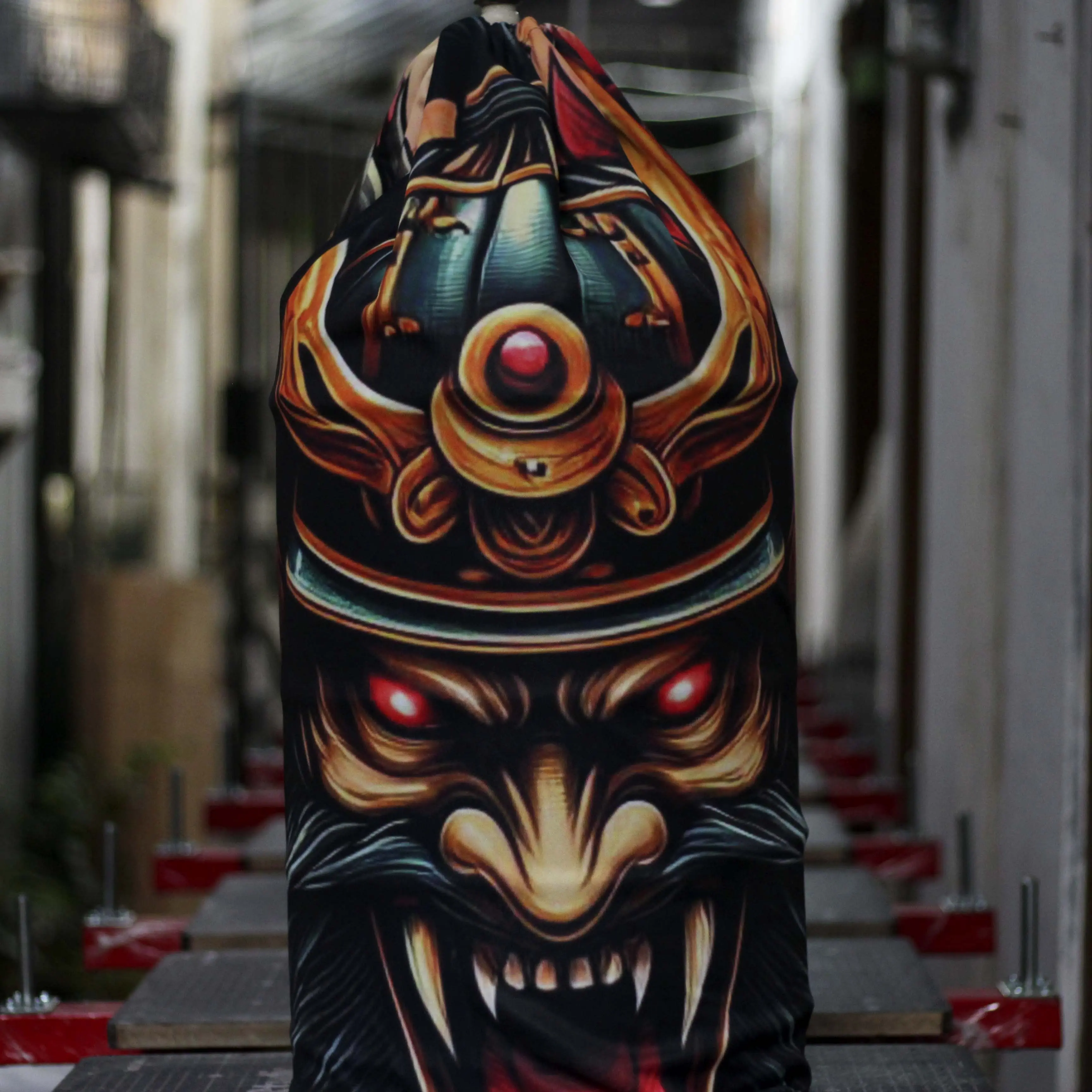 KERODONG SANGKAR FULL PRINTING UKURAN SANGKAR KAPSUL T3 MOTIF 3 SAMURAI DETAIL MEWAH TEBAL HALUS ADEM PALING RECOMENDED 3