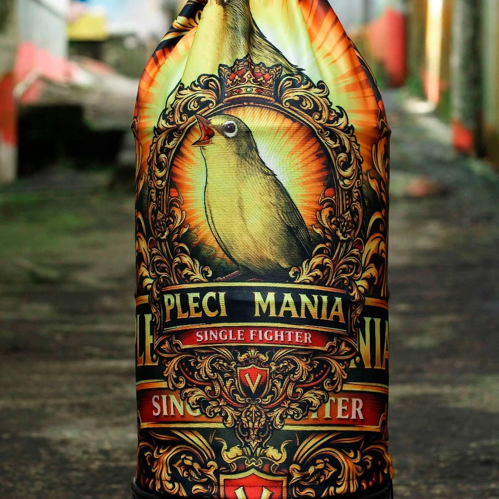 KERODONG BURUNG PLECI FULL PRINTING UKURAN KRODONG SANGKAR HELOPET BAHAN TEBAL BERKUALITAS 3