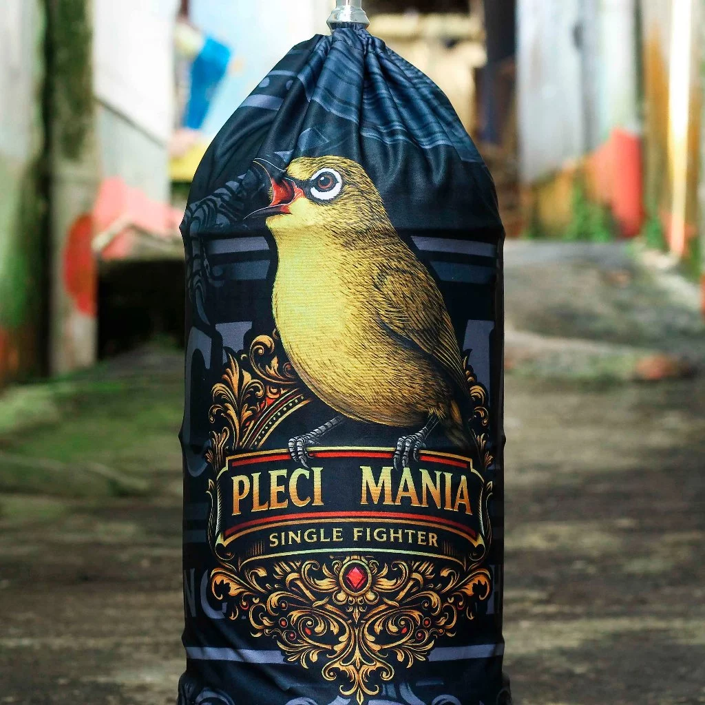 KERODONG FULL PRINTING MOTIF PLECI MANIA SINGLE FIGHTER KUALITAS BAHAN TERJAMIN MEWAH TEBAL ADEM