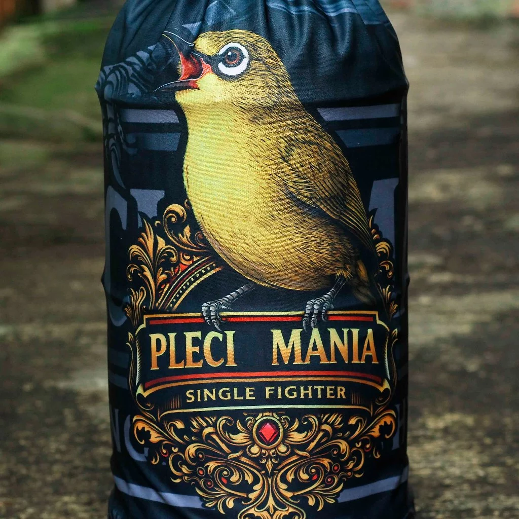 KERODONG FULL PRINTING MOTIF PLECI MANIA SINGLE FIGHTER KUALITAS BAHAN TERJAMIN MEWAH TEBAL ADEM 2