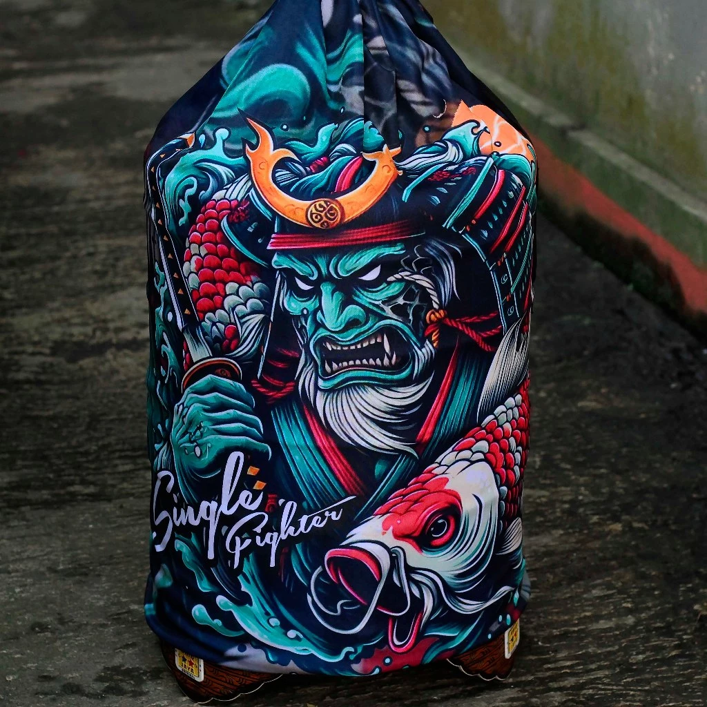 KERODONG FULL PRINTING BISA CUSTOM NAMA BURUNG ATAU TEAM UKURAN SANGKAR ANIS MERAH DM38 DOUBLE LAYER MEWAH TEBAL HALUS ADEM 2