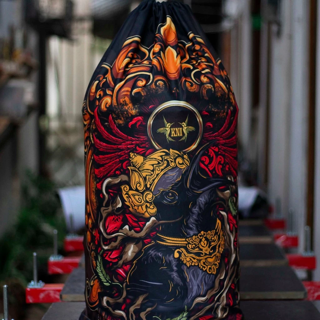 KRODONG BURUNG FULL PRINTING KERODONG SANGKAR KAPSUL COVER PENUTUP SANGKAR BURUNG UKURAN KAPSUL LOVEBIRD MOTIF KONIN ( KOLIBRI NINJA )  2