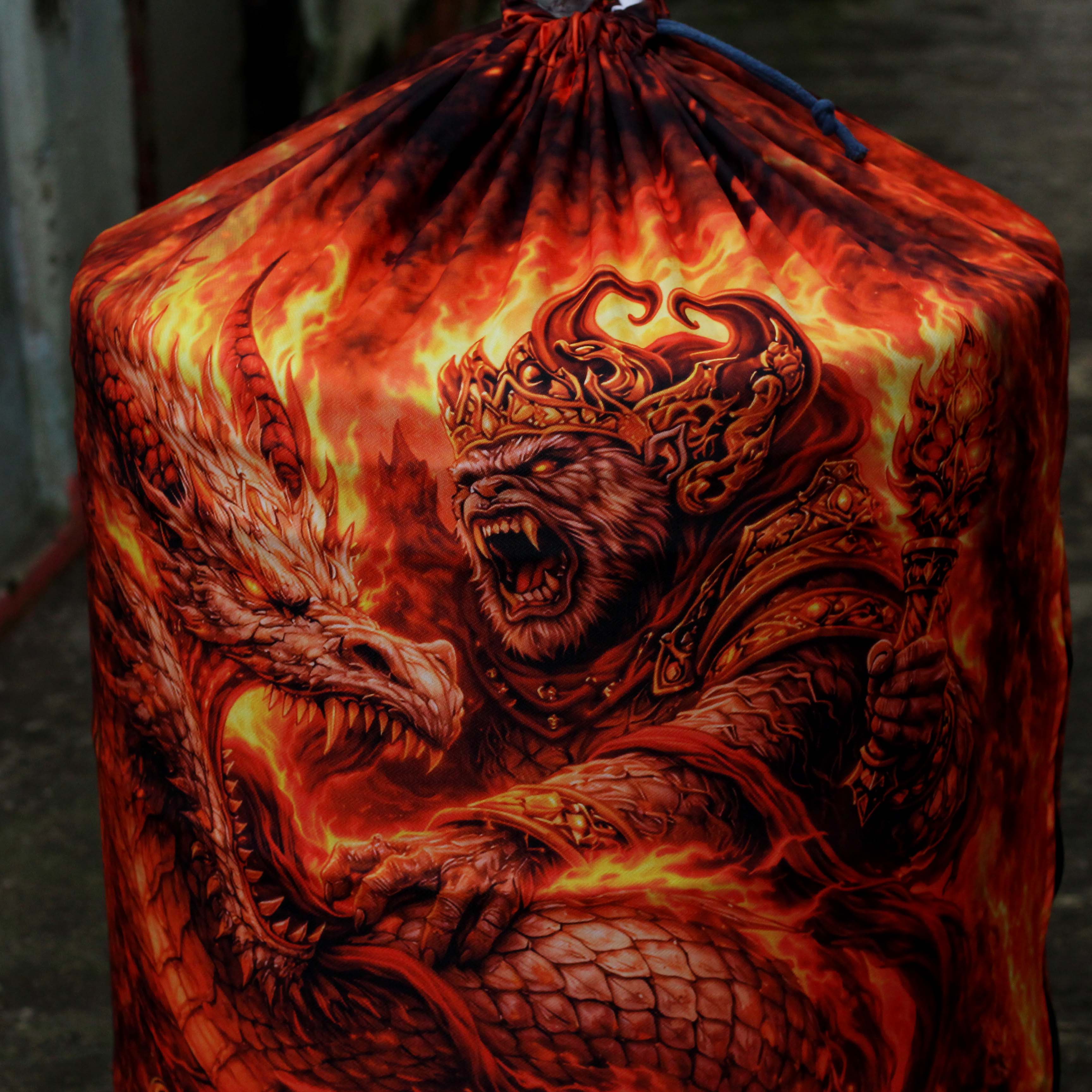 KERODONG SANGKAR FULL PRINTING UKURAN SANGKAR MURAI BATU DM 58 DOUBLE LAYER KUALITAS PREMIUM MOTIF HANOMAN 3