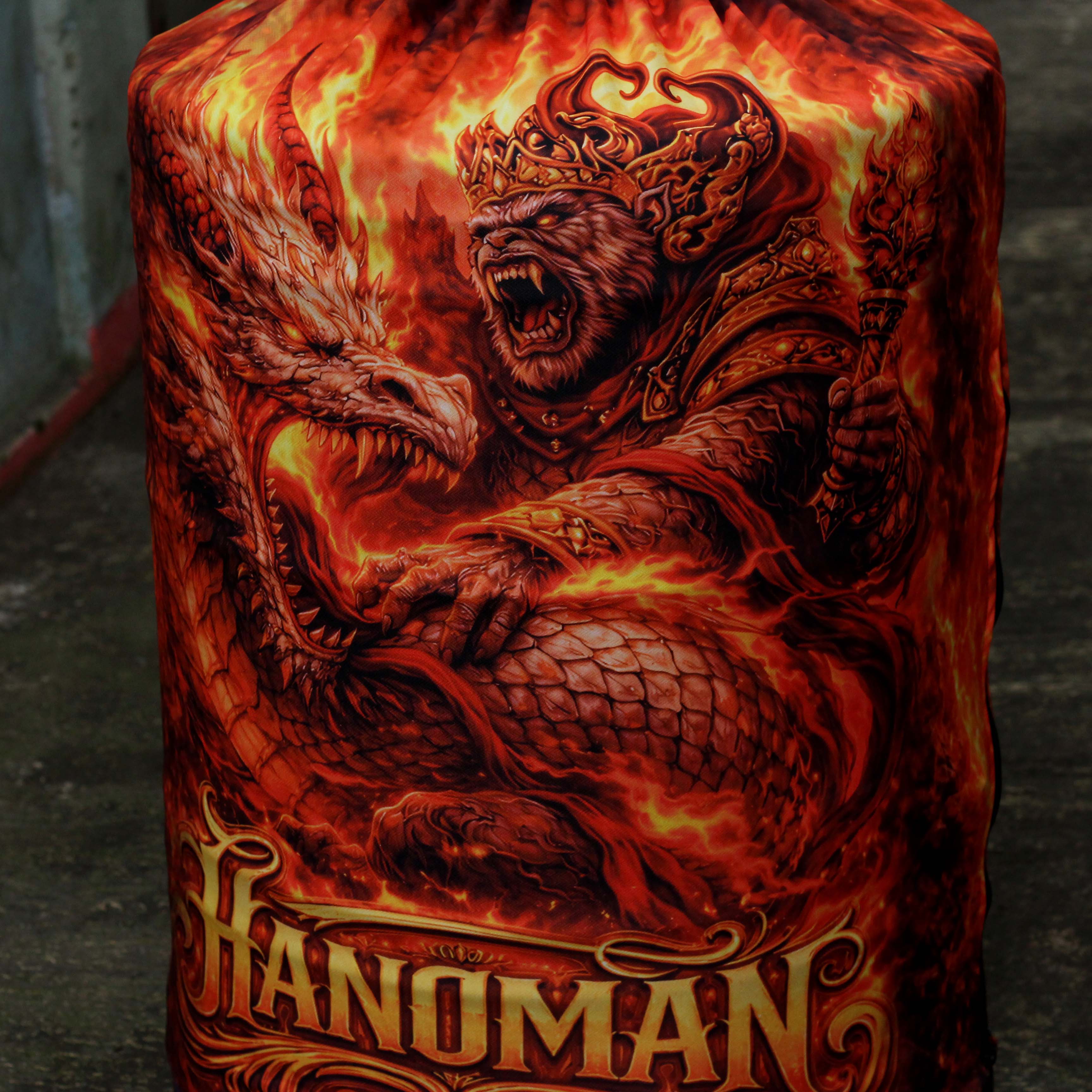 KERODONG SANGKAR FULL PRINTING UKURAN SANGKAR MURAI BATU DM 58 DOUBLE LAYER KUALITAS PREMIUM MOTIF HANOMAN 4