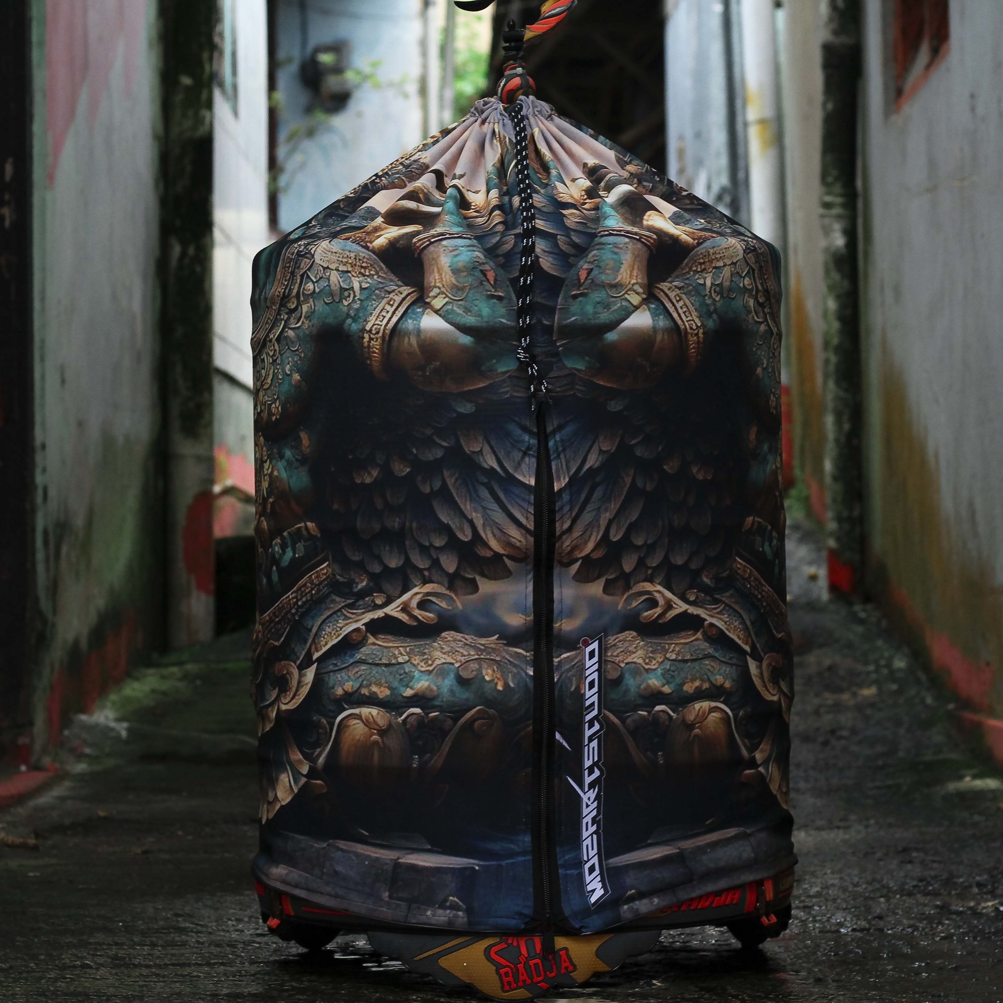 KERODONG FULL PRINTING BAHAN DOUBLE LAYER UKURAN KRODONG SANGKAR MURAI BATU DM 58 KUALITAS PREMIUM ORIGINAL