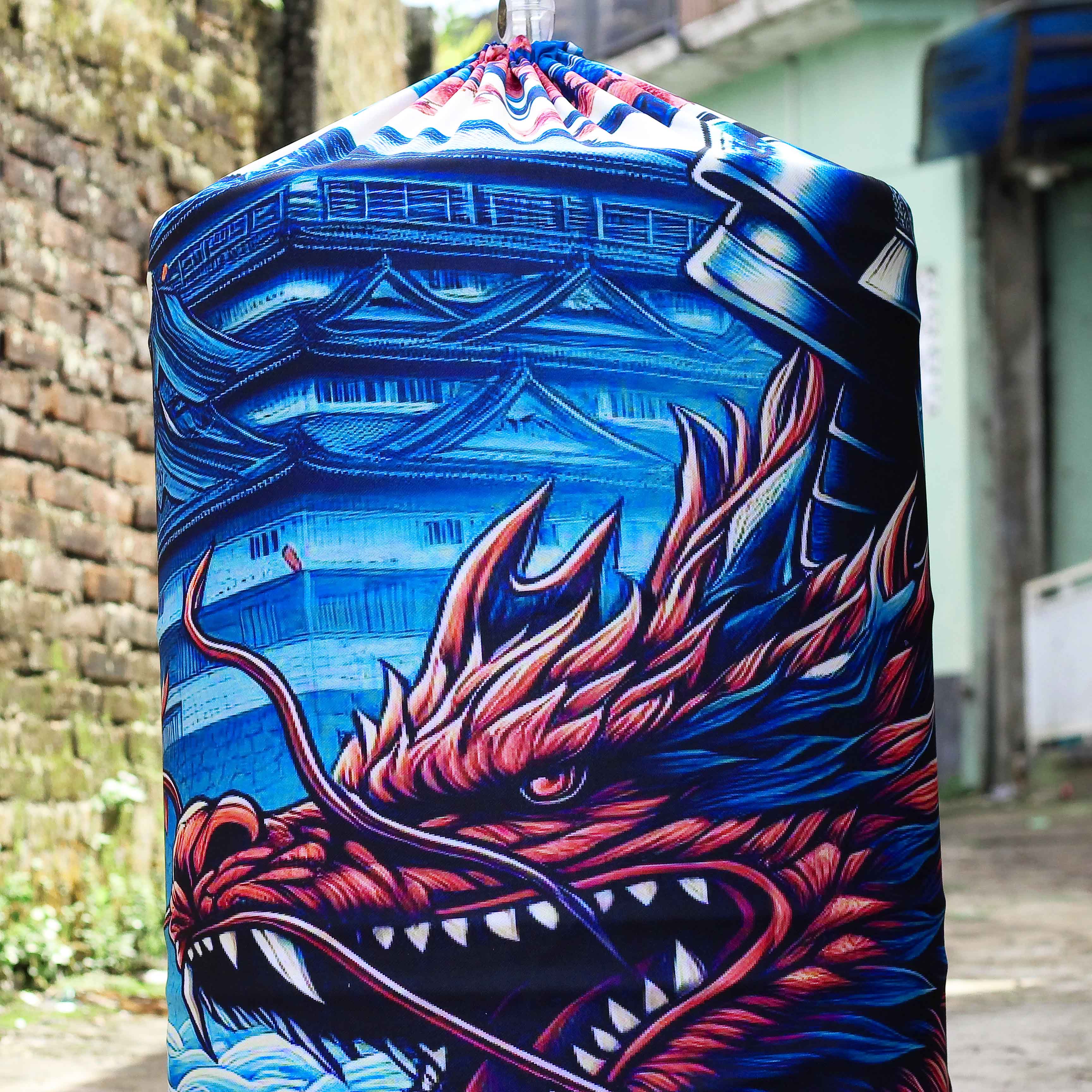 KERODONG FULL PRINTING UKURAN KRODONG SANGKAR MURAI BATU DM 58 DOUBLE LAYER BAHAN TEBAL BERKUALITAS