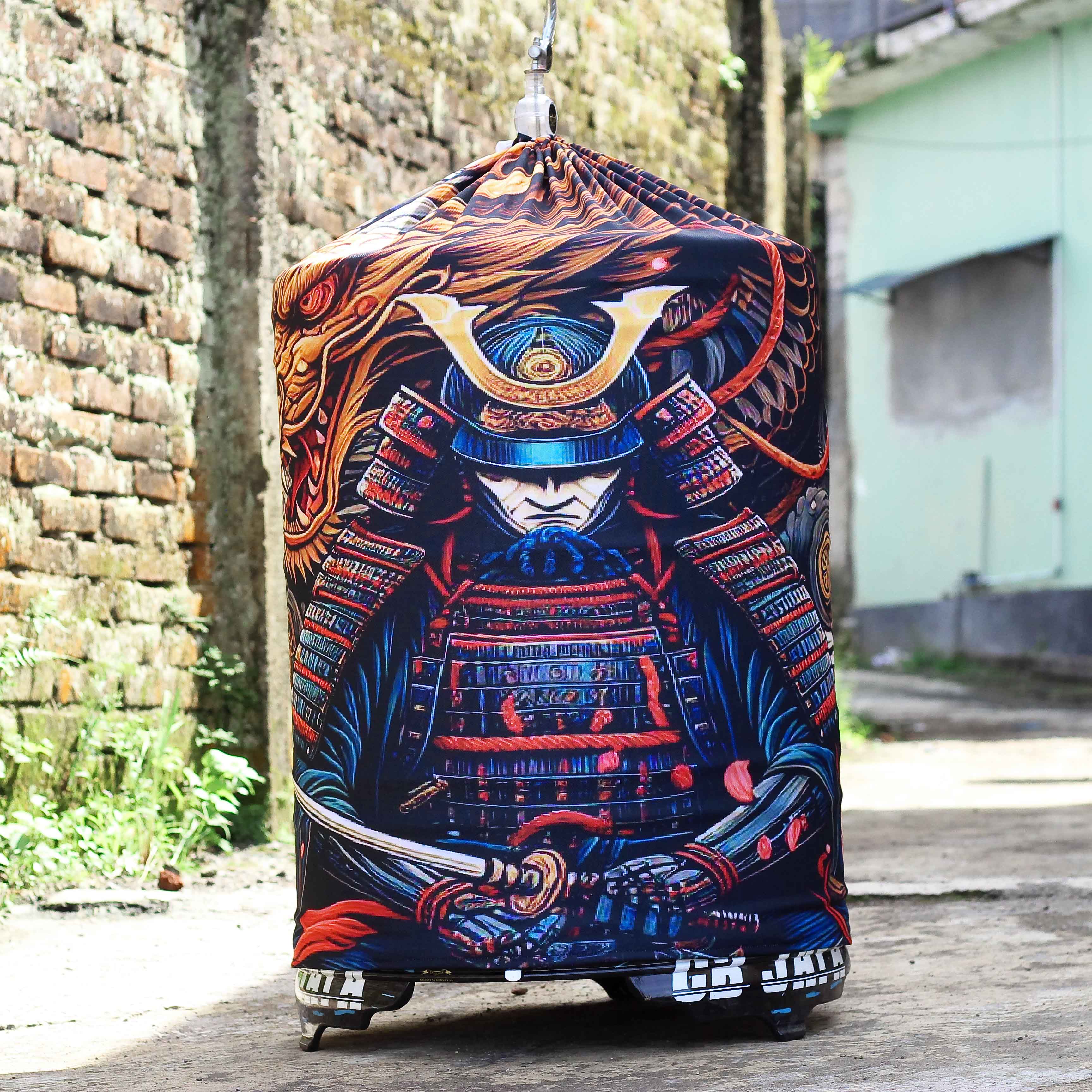 KERODONG MURAI BATU DM 58 DOUBLE LATER FULL PRINTING MOTIF JAPANESE BAHAN TEBAL ADEM BERKUALITAS PREMIUM 5