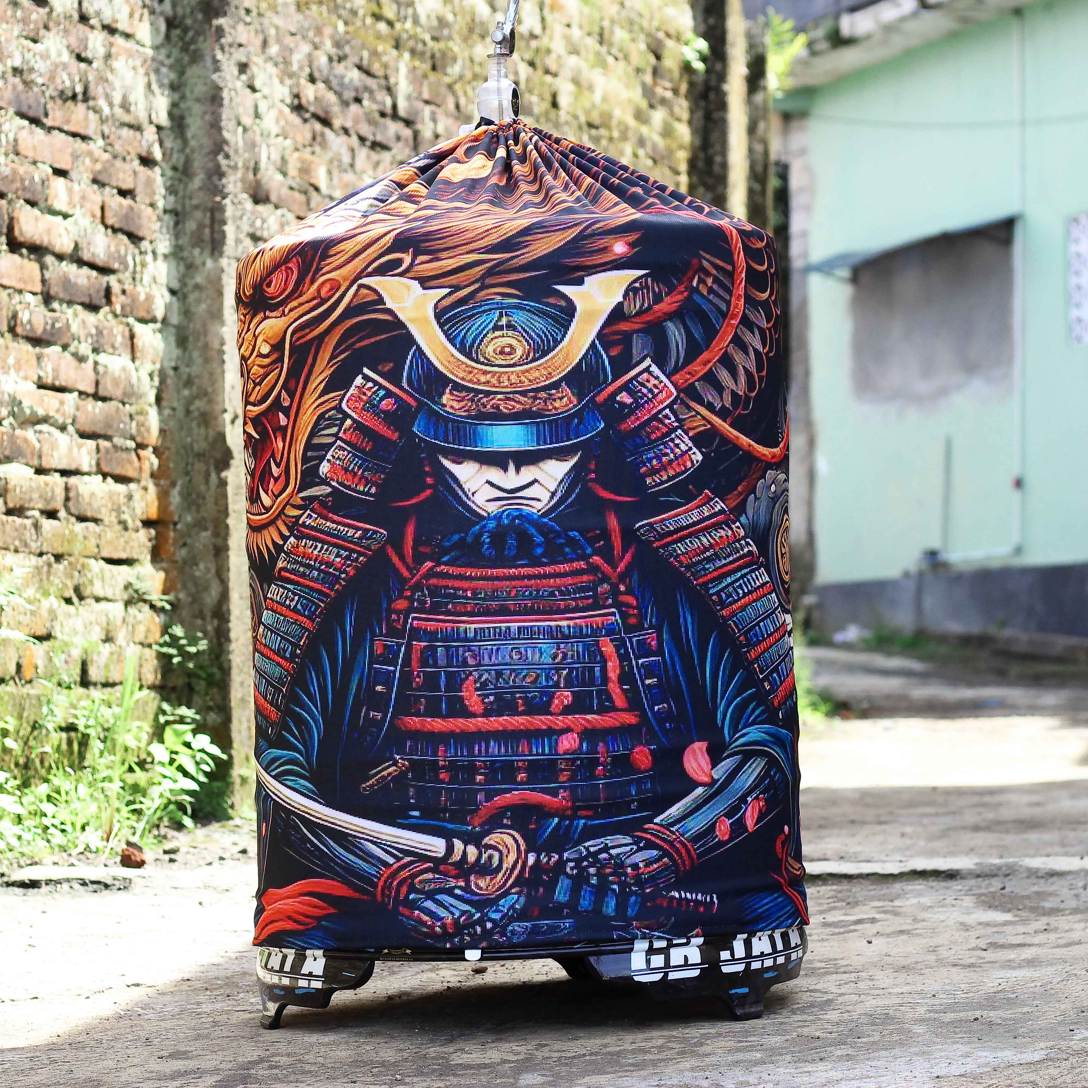 KERODONG MURAI BATU DM 58 DOUBLE LATER FULL PRINTING MOTIF JAPANESE BAHAN TEBAL ADEM BERKUALITAS PREMIUM 6