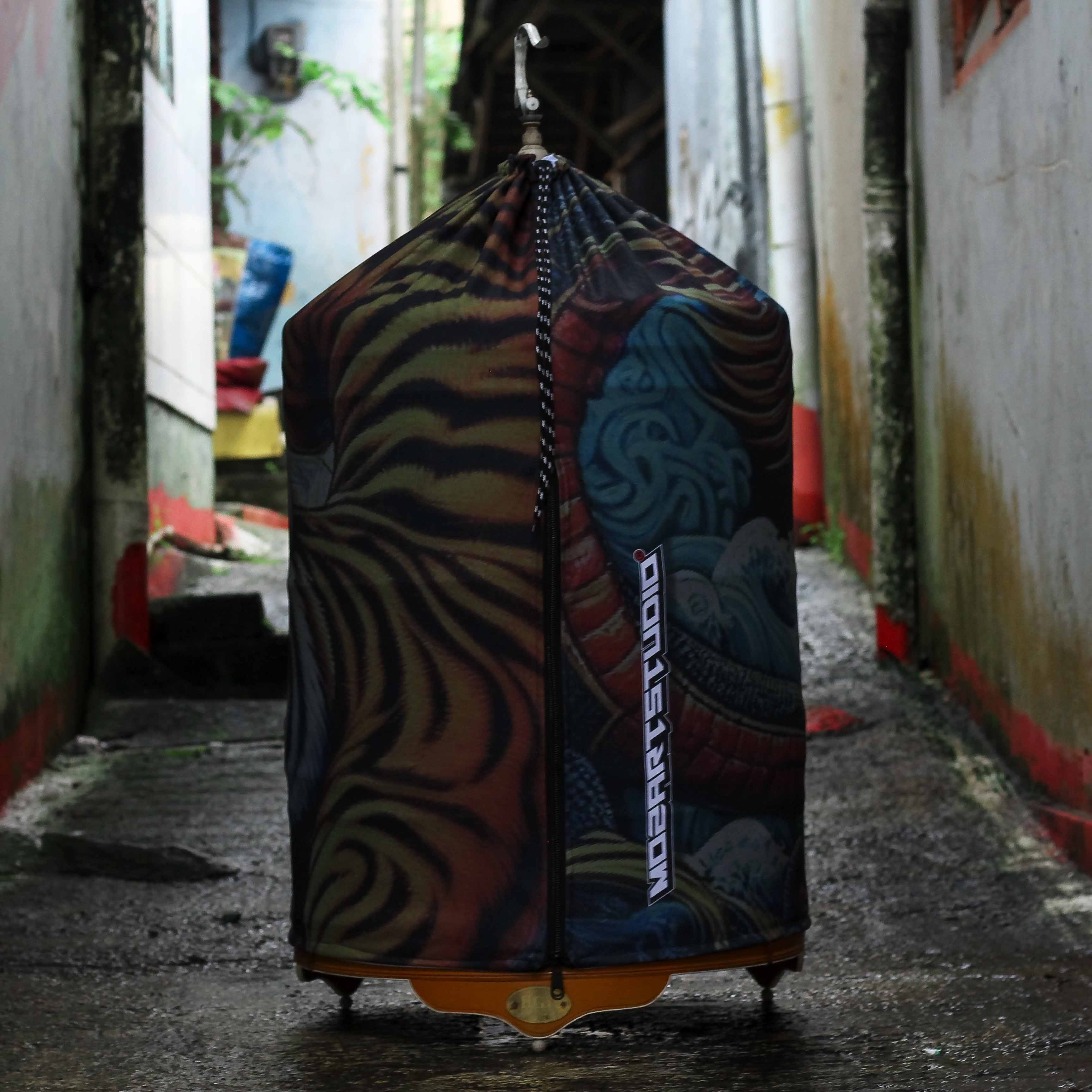 KRODONG SANGKAR MURAI NO 2 FULL PRINTING BISA CUSTOM NAMA TEAM ATAU NAMA BURUNG KAIN DOUBLE LAYER TEBAL ADEM