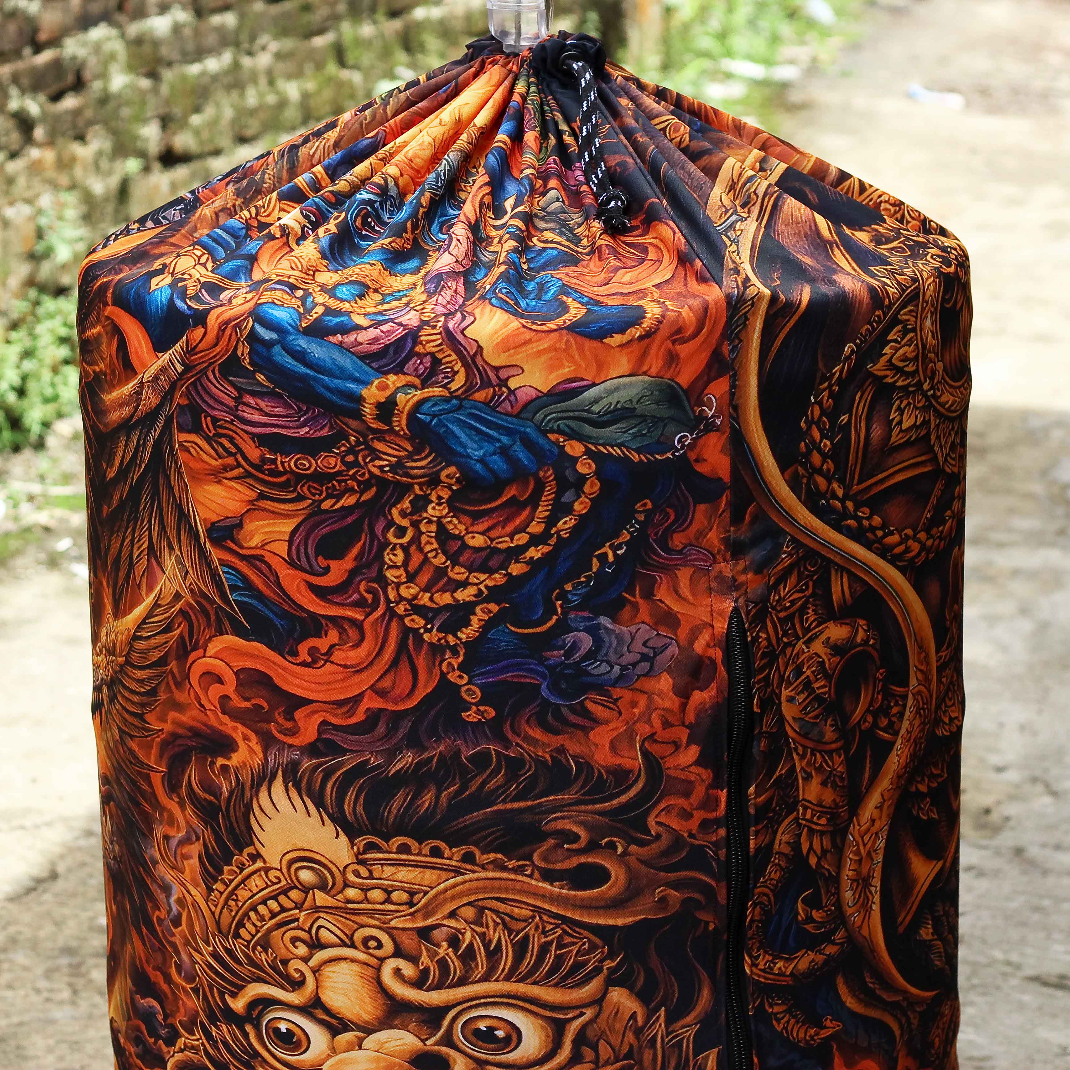 KERODONG FULL PRINTING MURAI BATU DM 58 DOUBLE LAYER BAHAN TEBAL BERKUALITAS HIGH QUALITY 2