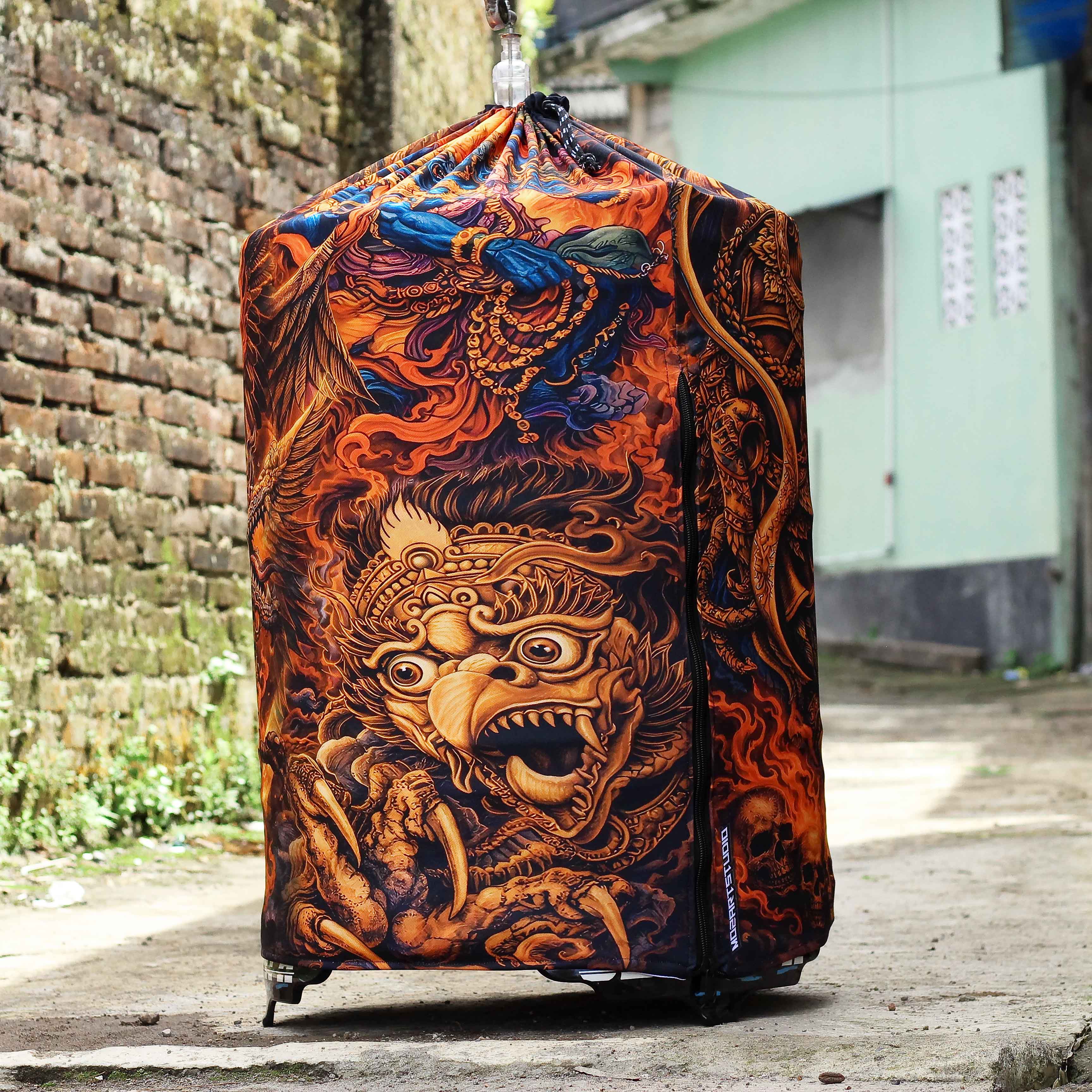 KERODONG FULL PRINTING MURAI BATU DM 58 DOUBLE LAYER BAHAN TEBAL BERKUALITAS HIGH QUALITY